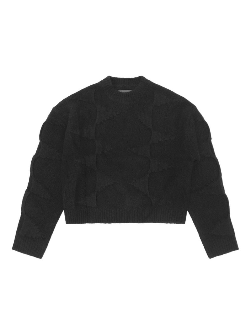 spiral-knit sweater 1