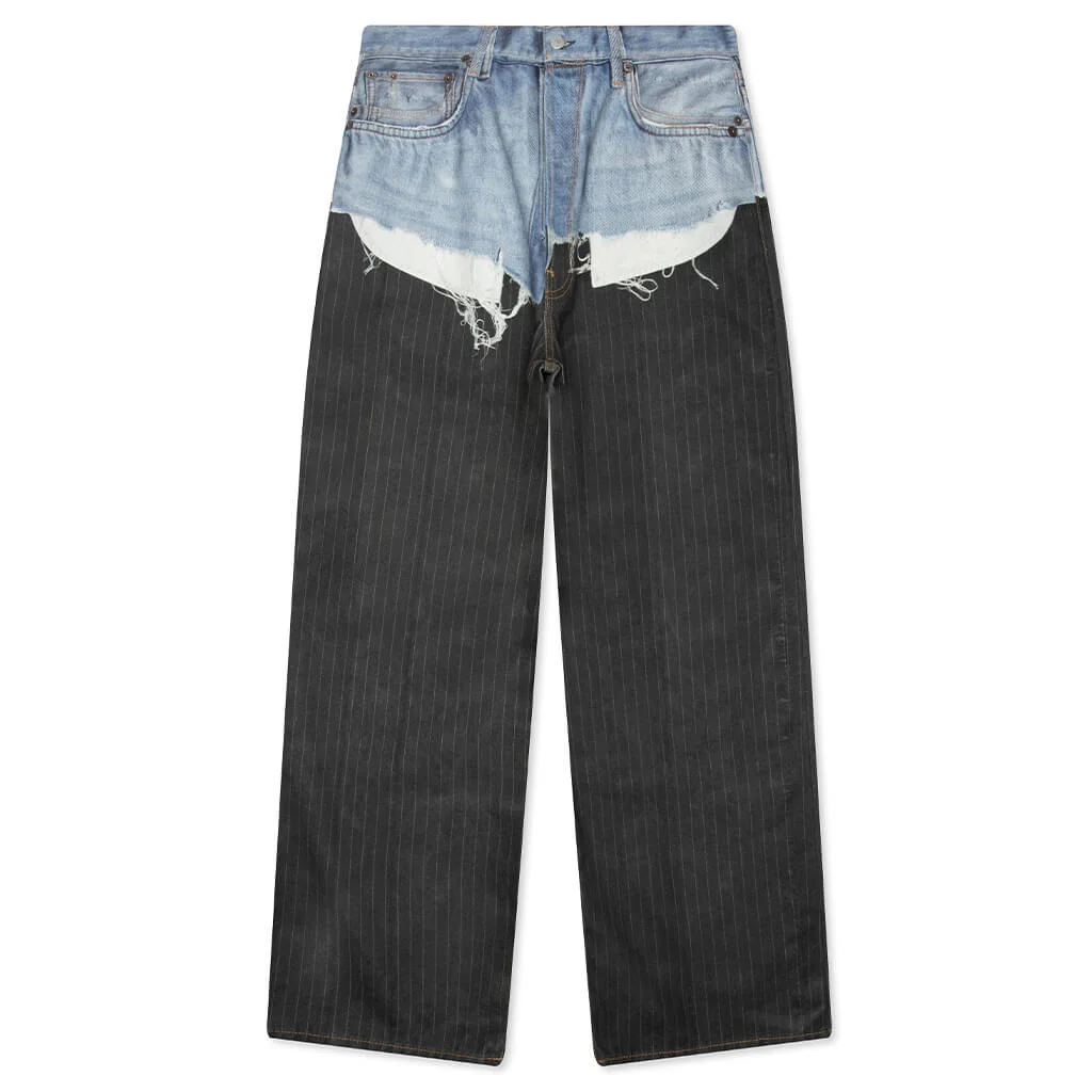 1981 TROMPE L'OEIL JEANS - BLUE/BLACK - 1