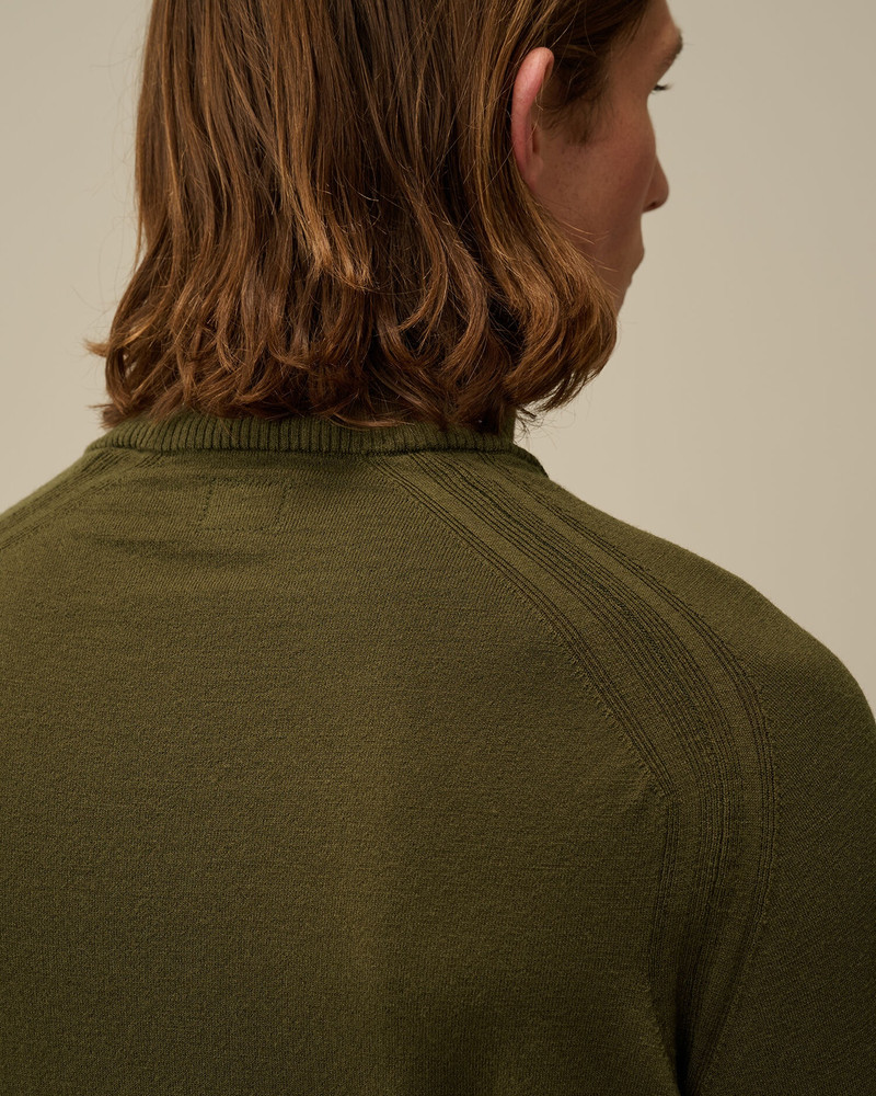 Extra Fine Merino Wool Half Zipped Knit 5