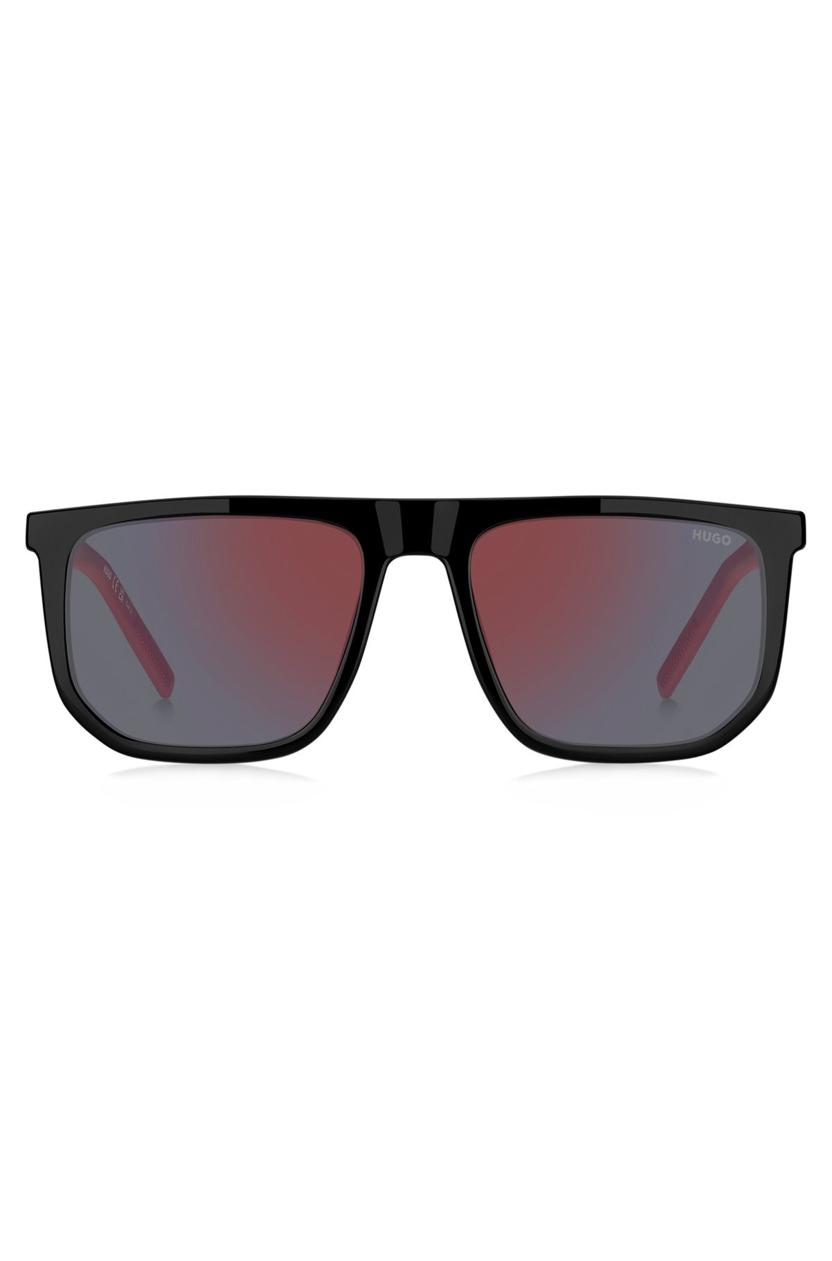 BROWN-HORN SUNGLASSES WITH TWO-TONE TEMPLES - 3