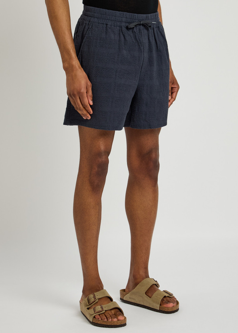Les Deux Les Deux Charlie Embroidered Cotton Shorts outlook