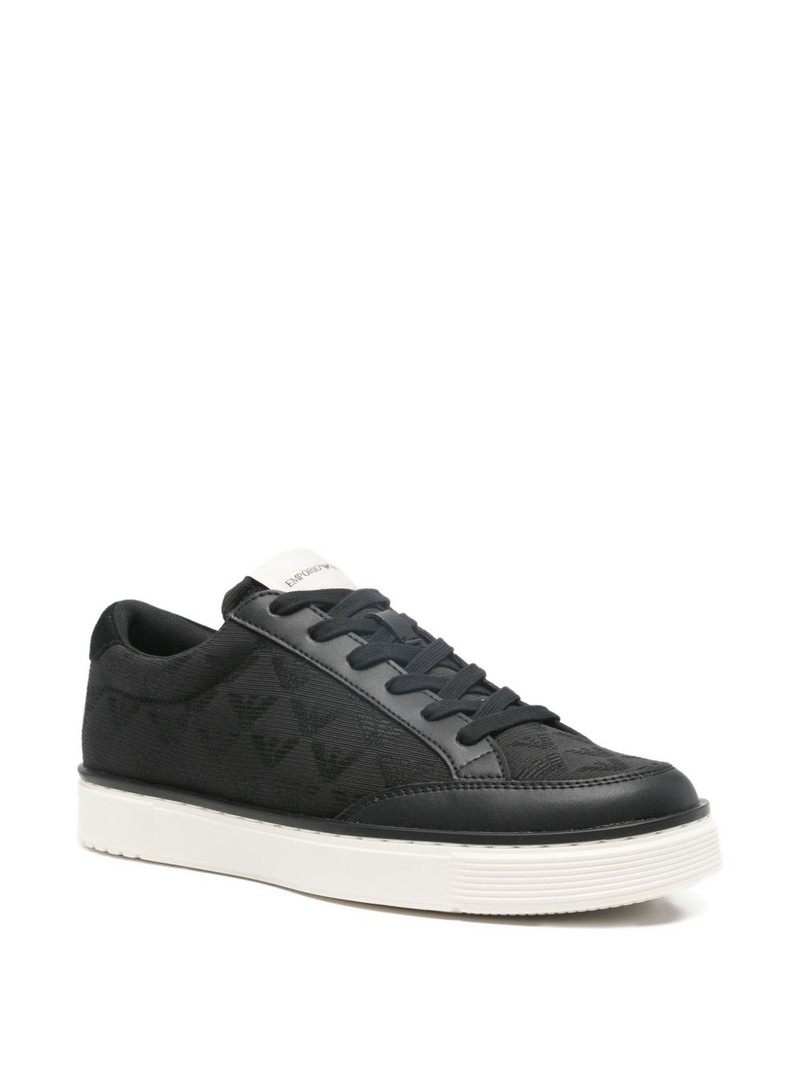 EMPORIO ARMANI logo-detail sneakers outlook