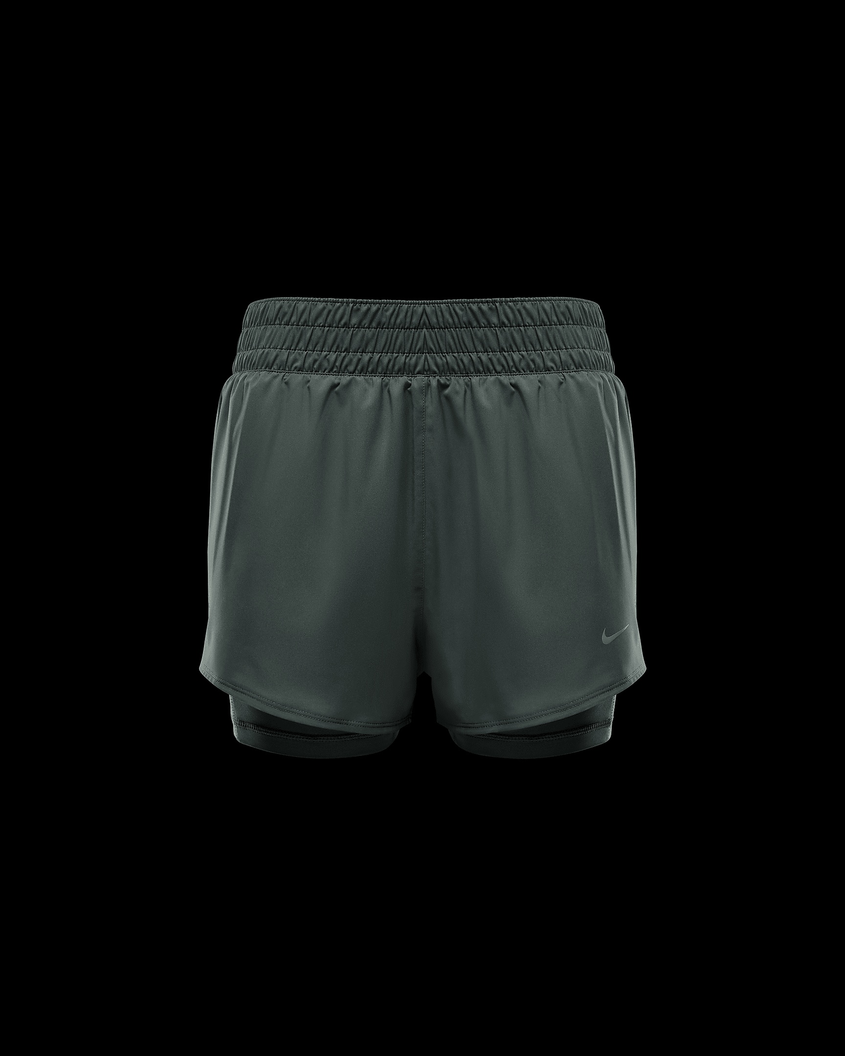Nike One Women's Dri-FIT High-Waisted 3" 2-in-1 Shorts - 6