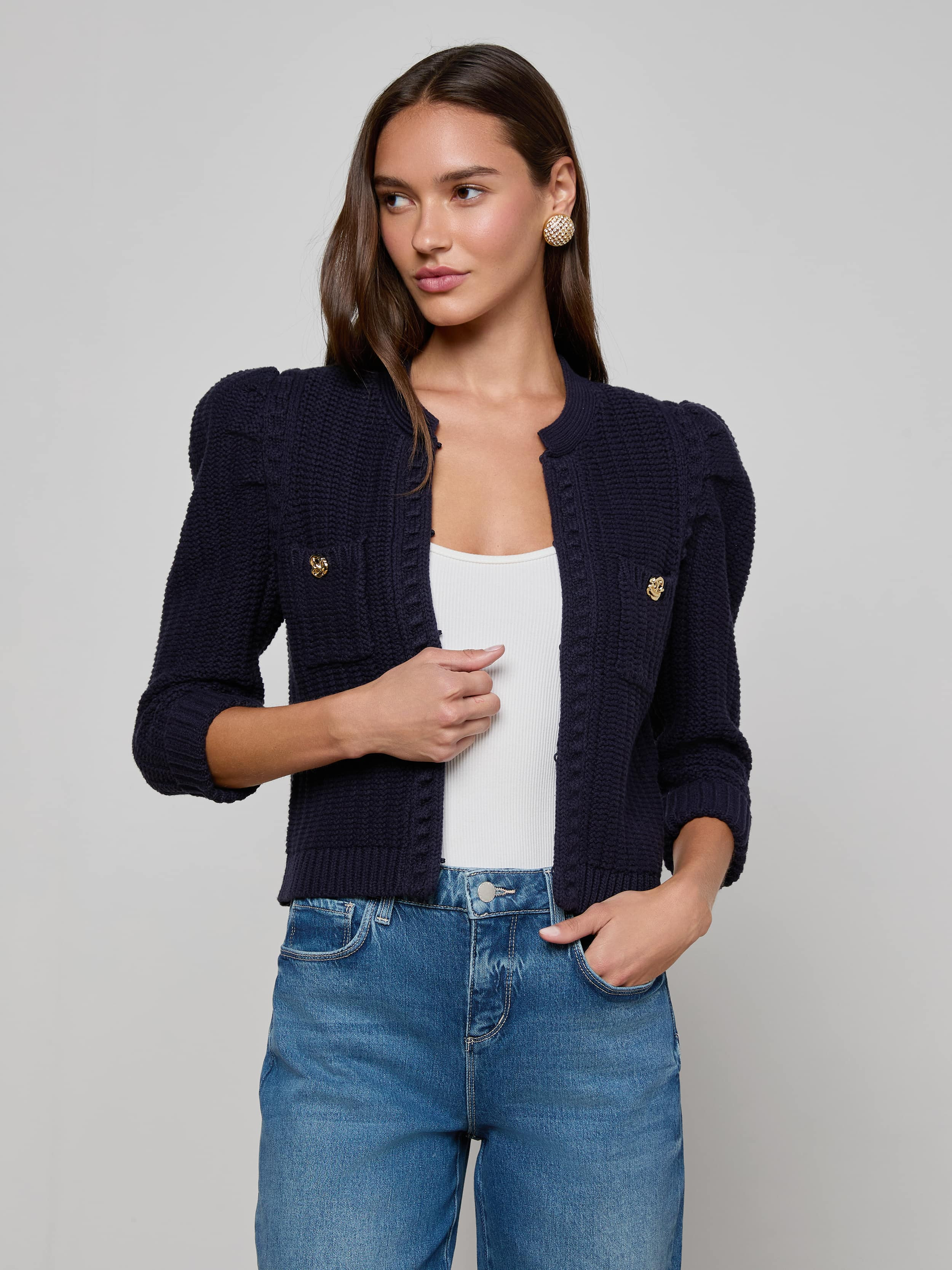 Delli Cropped Cardigan - 3