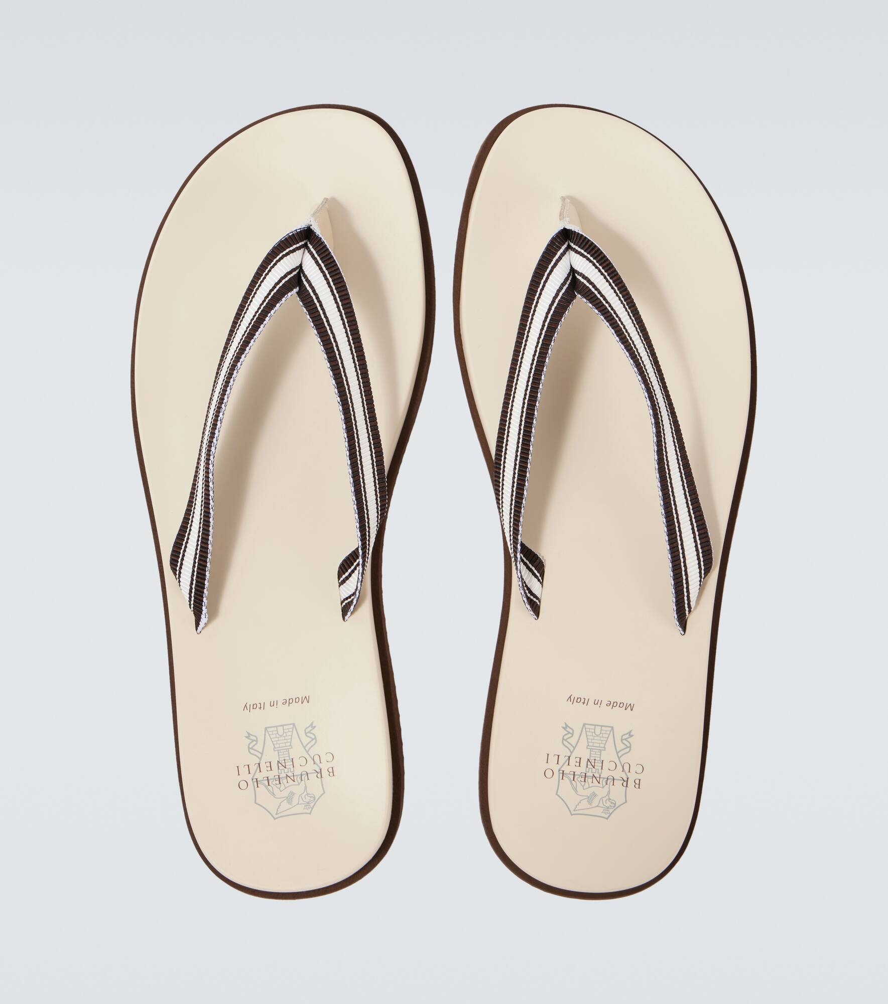 Leather-trimmed slippers - 4