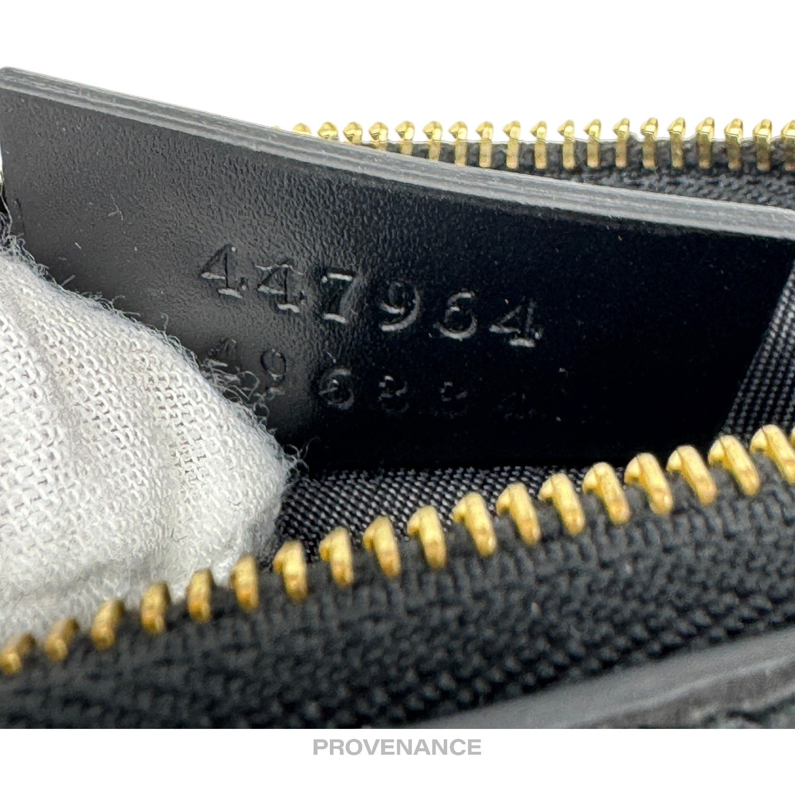 Gucci Key Pouch Cles - Black GG Guccissima Leather - 9