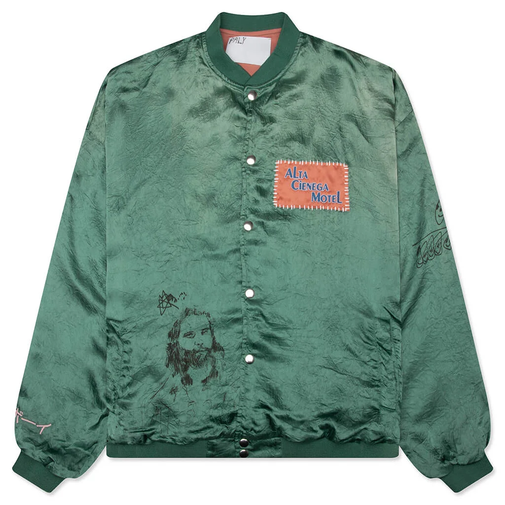 JIM'S ROOM SATIN JACKET - MINT - 1