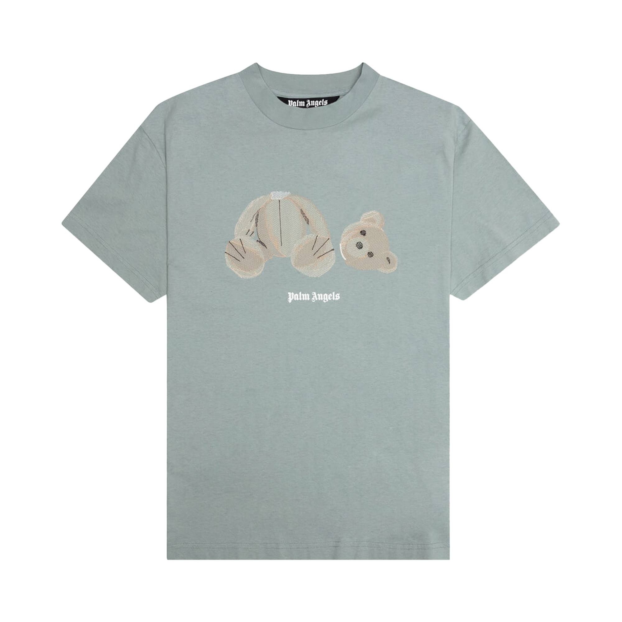 Palm Angels Bear Classic Tee 'Grey/Brown' - 1