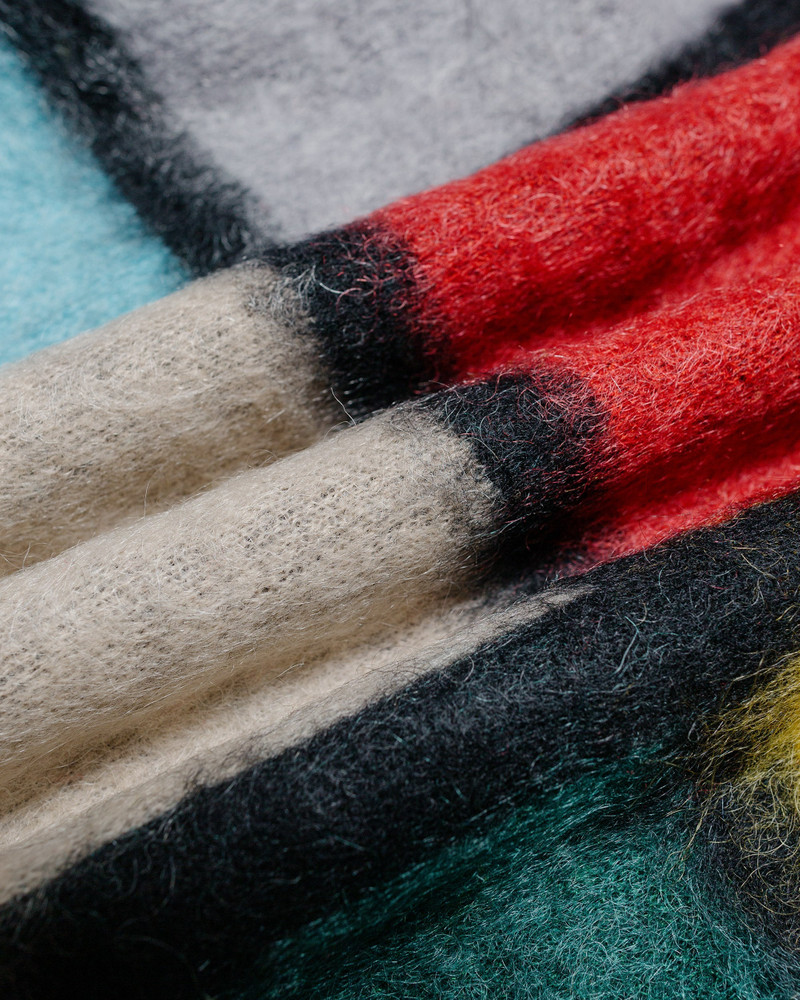 Knit Polo Shaggy White 5