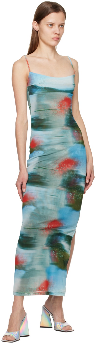 Multicolor Thais Midi Dress - 4