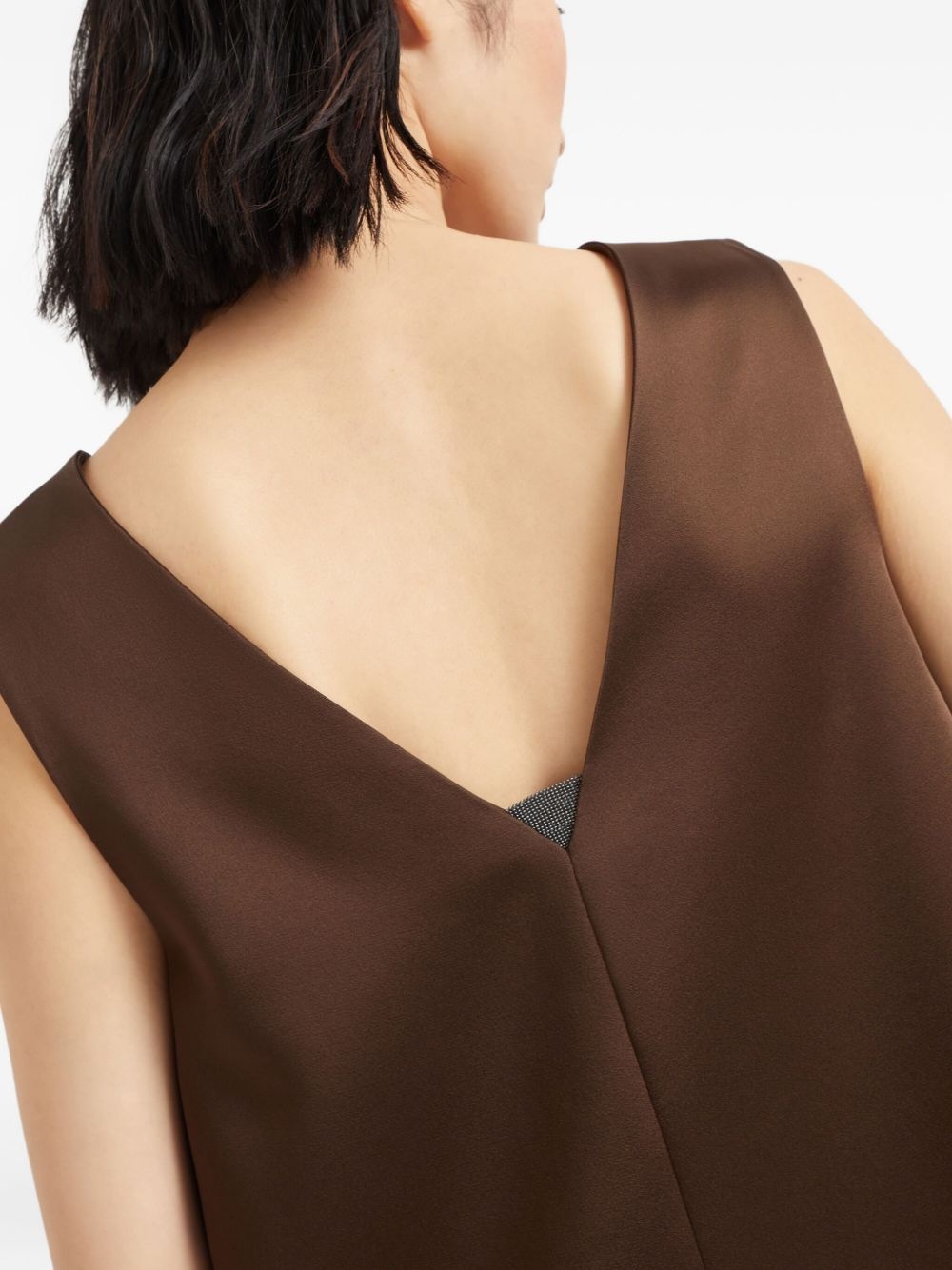 sleeveless mini dress - 6