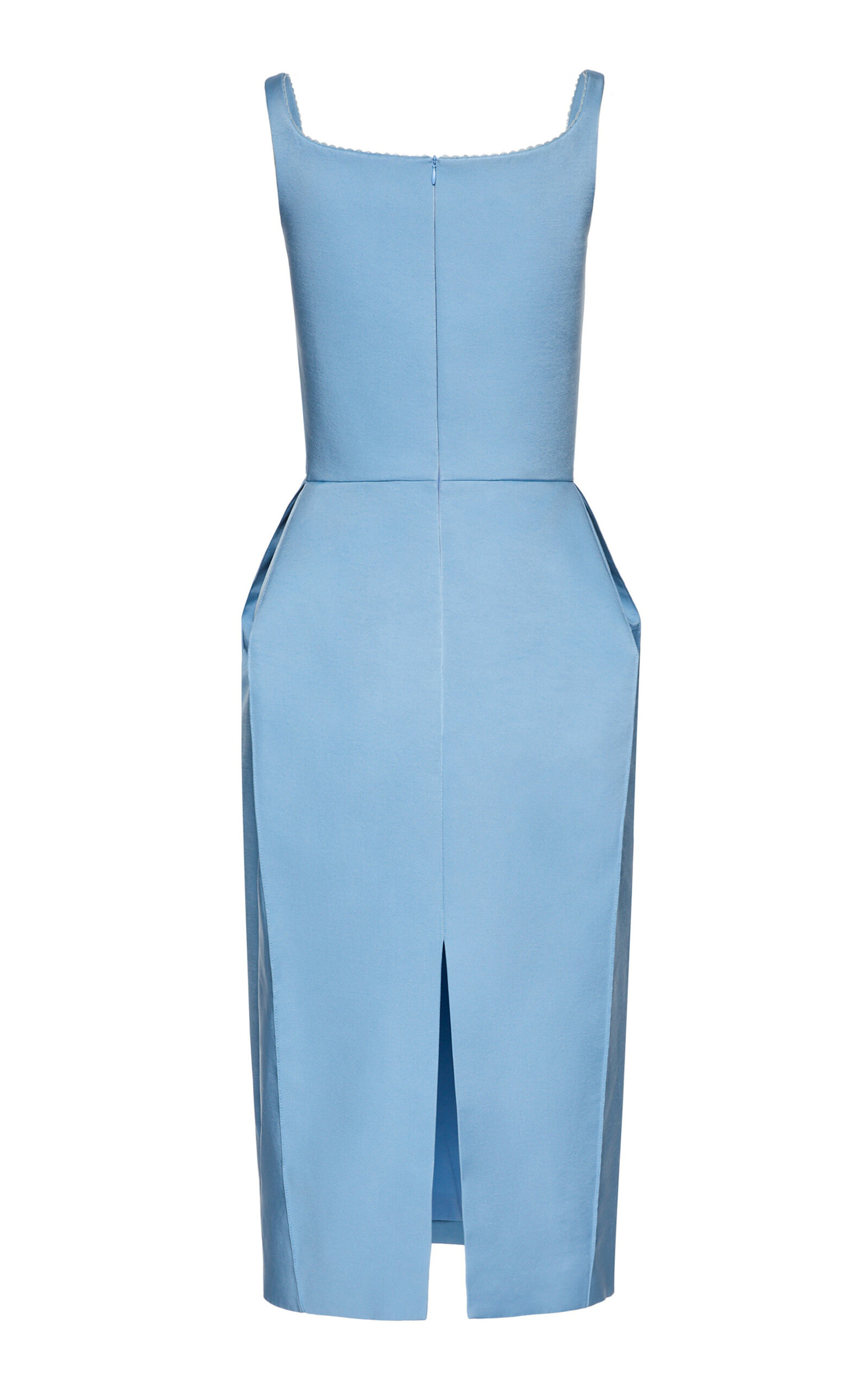 Button Down Cotton Dress blue - 2