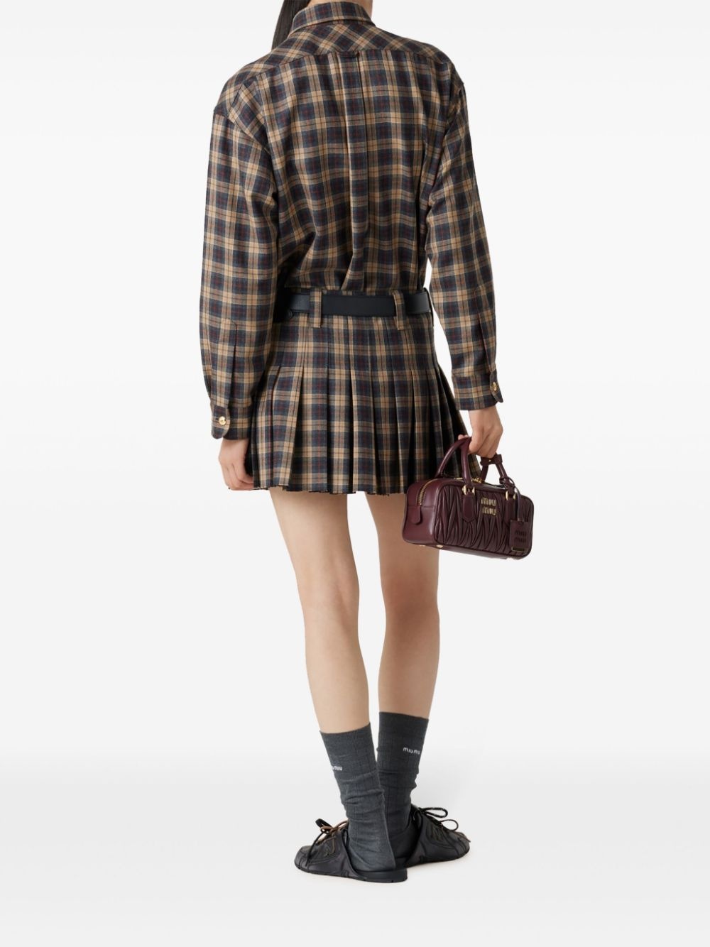 tartan wool shirt - 3