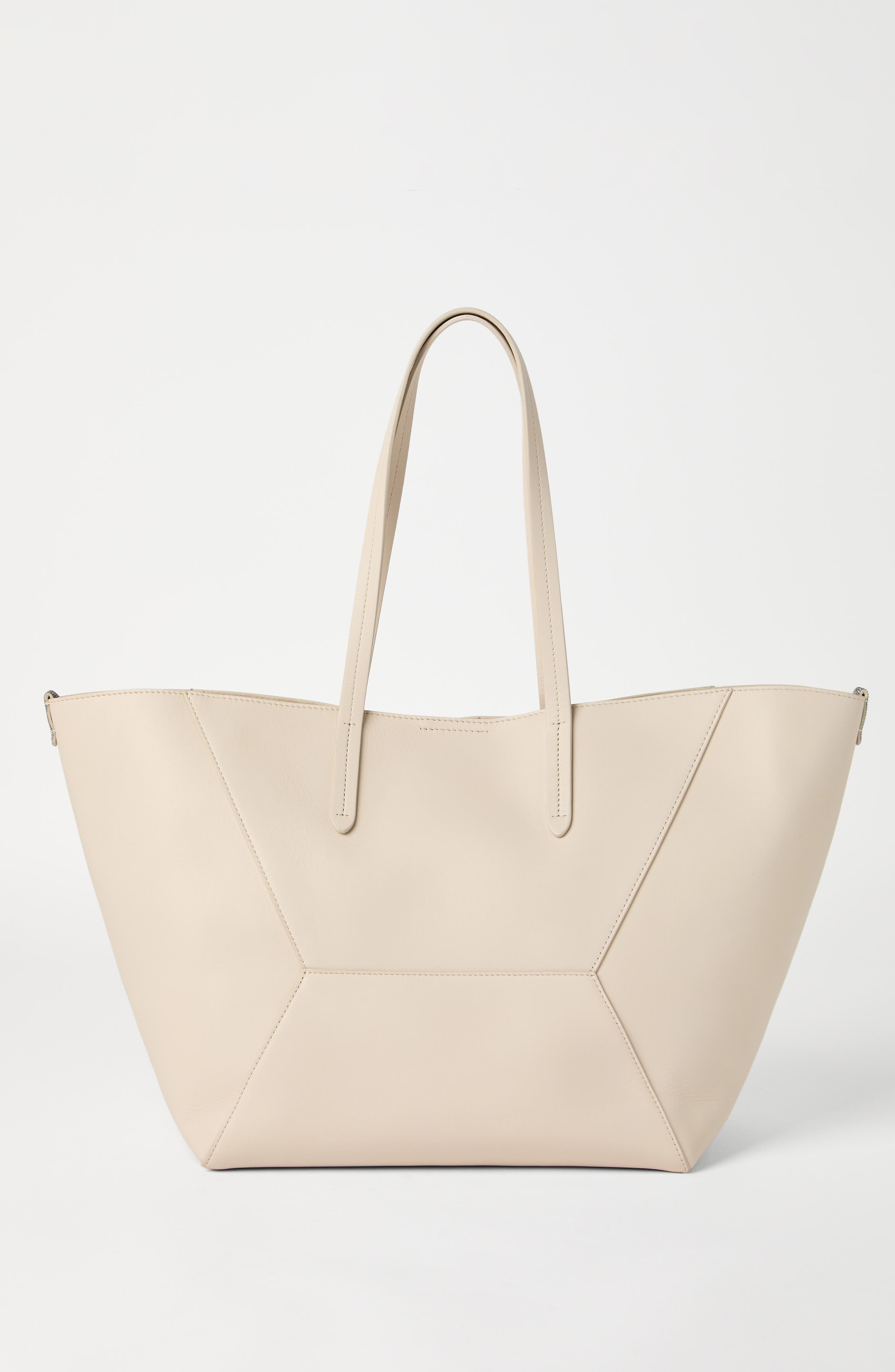 Brunello Cucinelli Calfskin BC Duo bag in Ivory at Nordstrom - 3