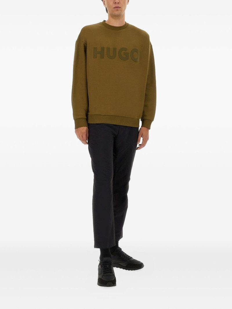 HUGO logo-embellishment sweatshirt outlook