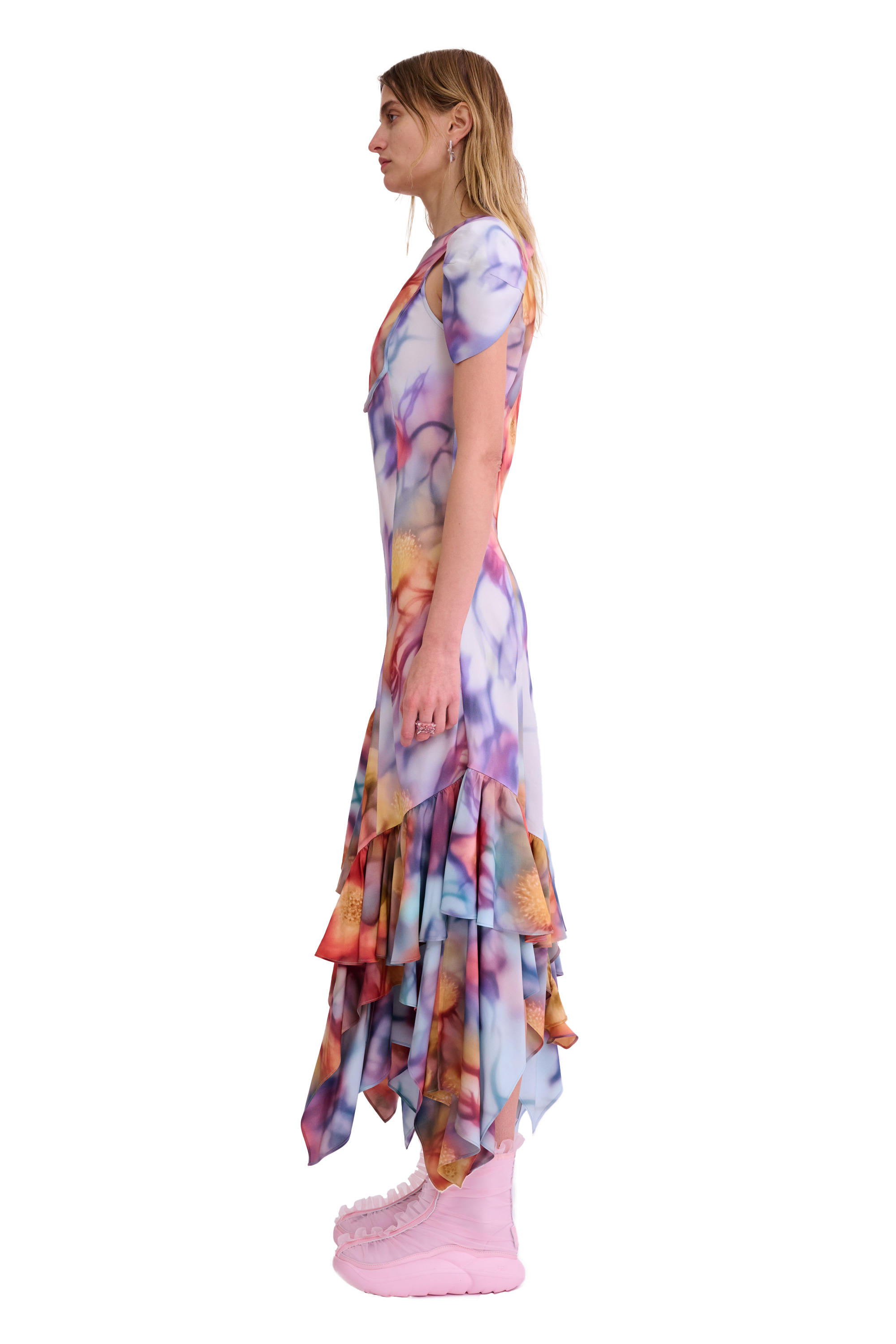 BARBED FLORAL HILLARY DRESS - 6
