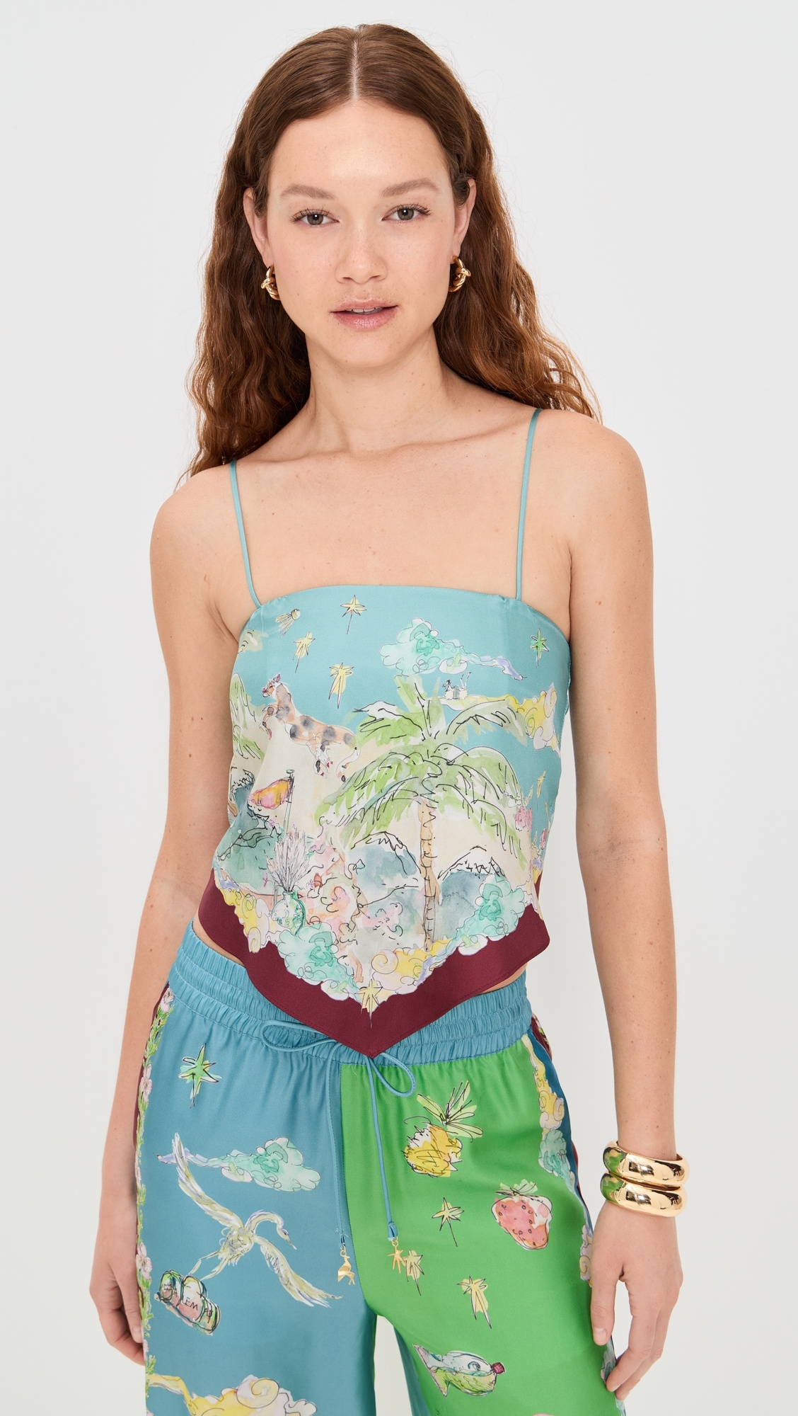 Daria Silk Scarf Top - 6