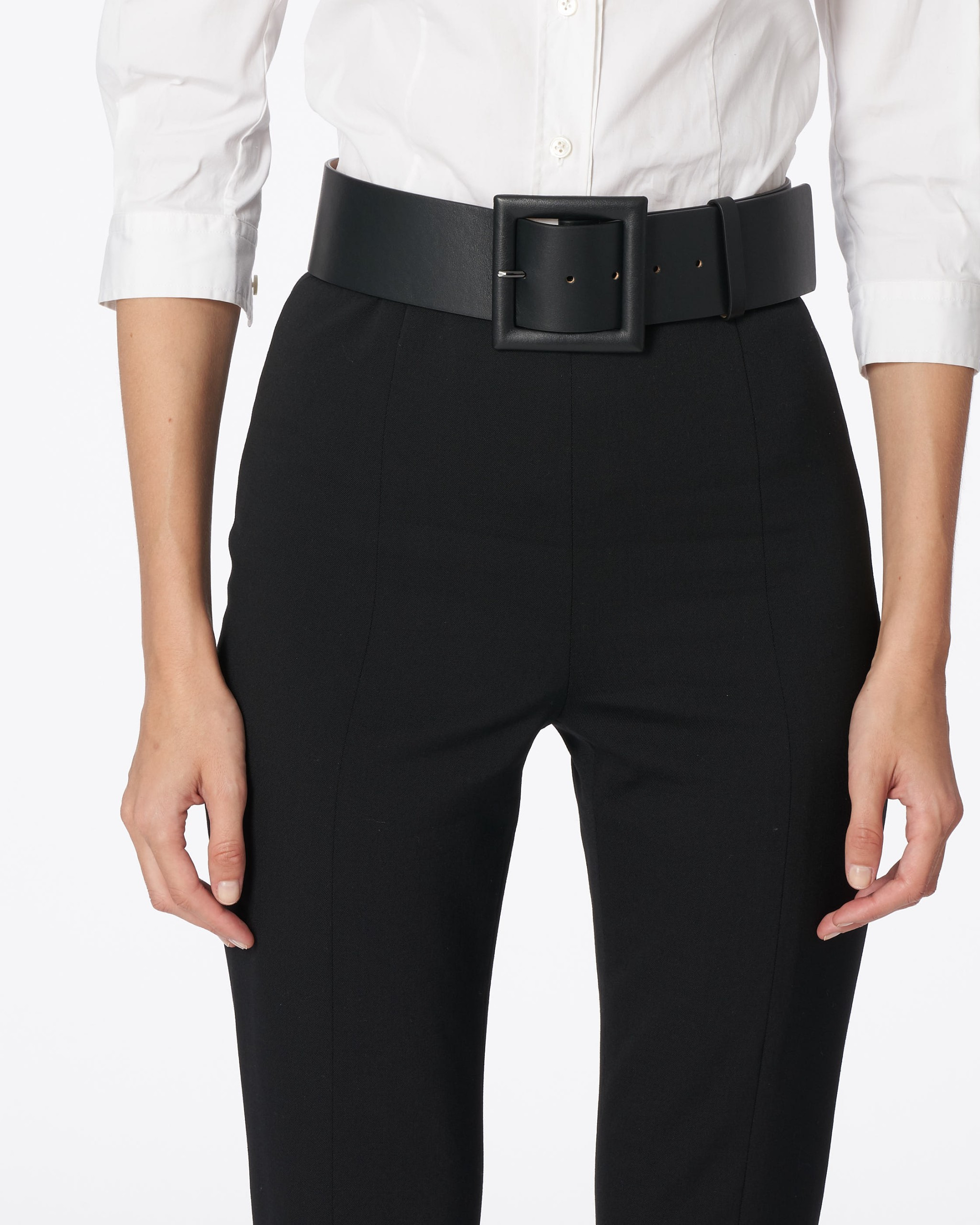 Large Square Buckle Belt - 2