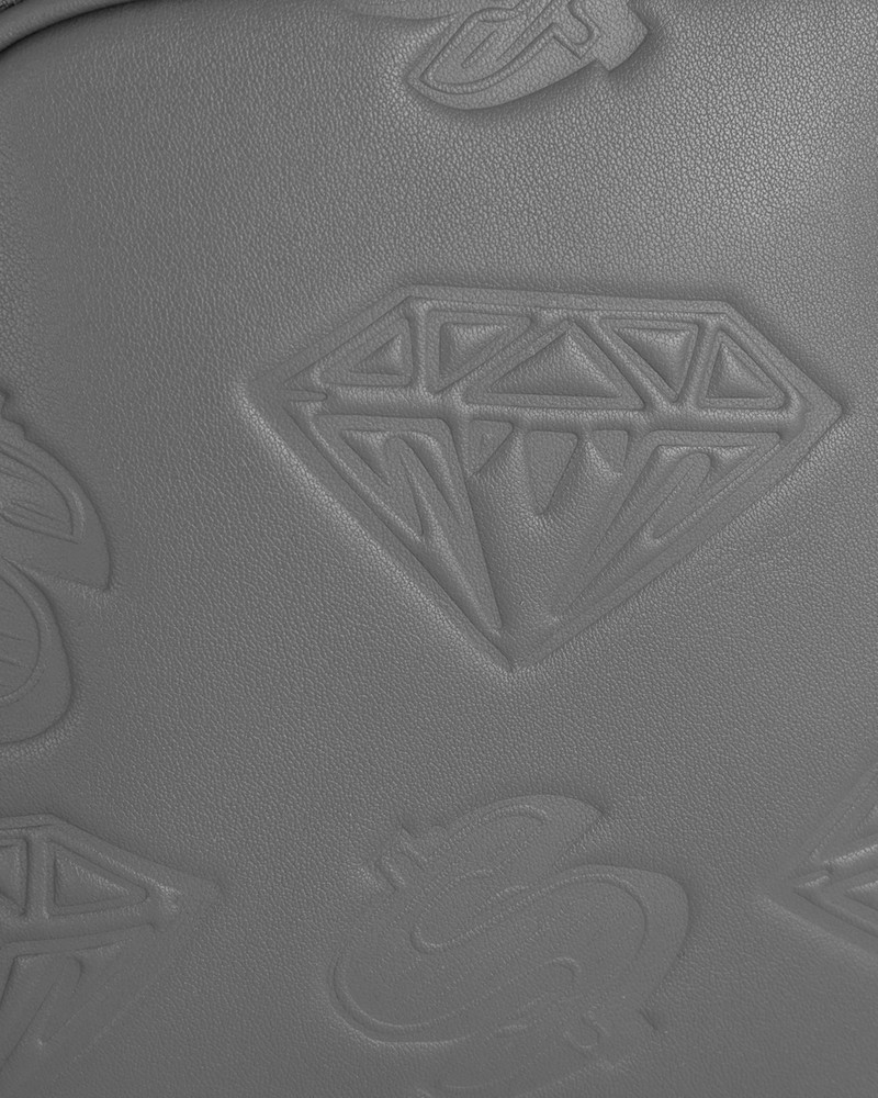 DIAMONDS & DOLLARS LEATHER SIDE BAG 4