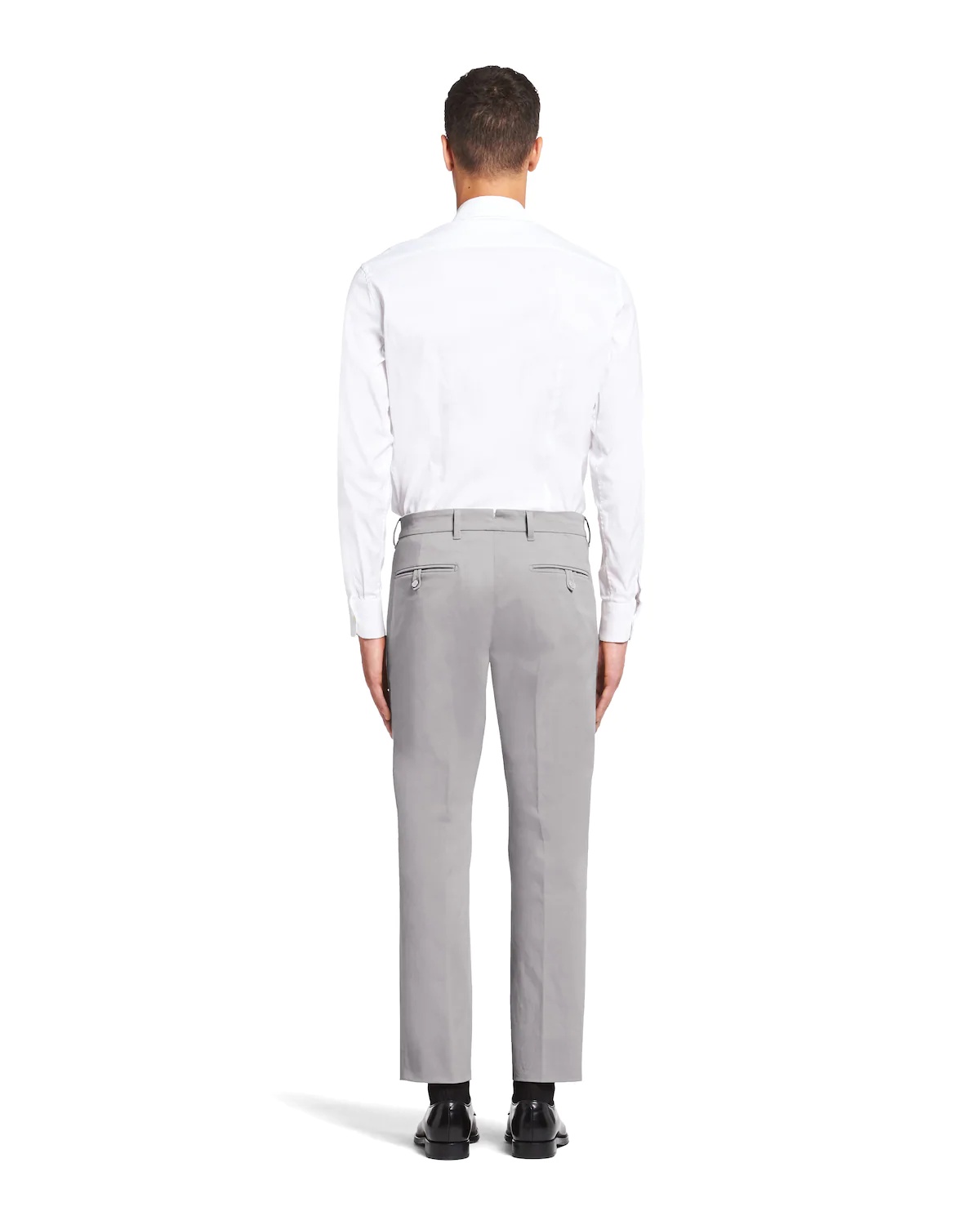 Stretch gabardine trousers - 4