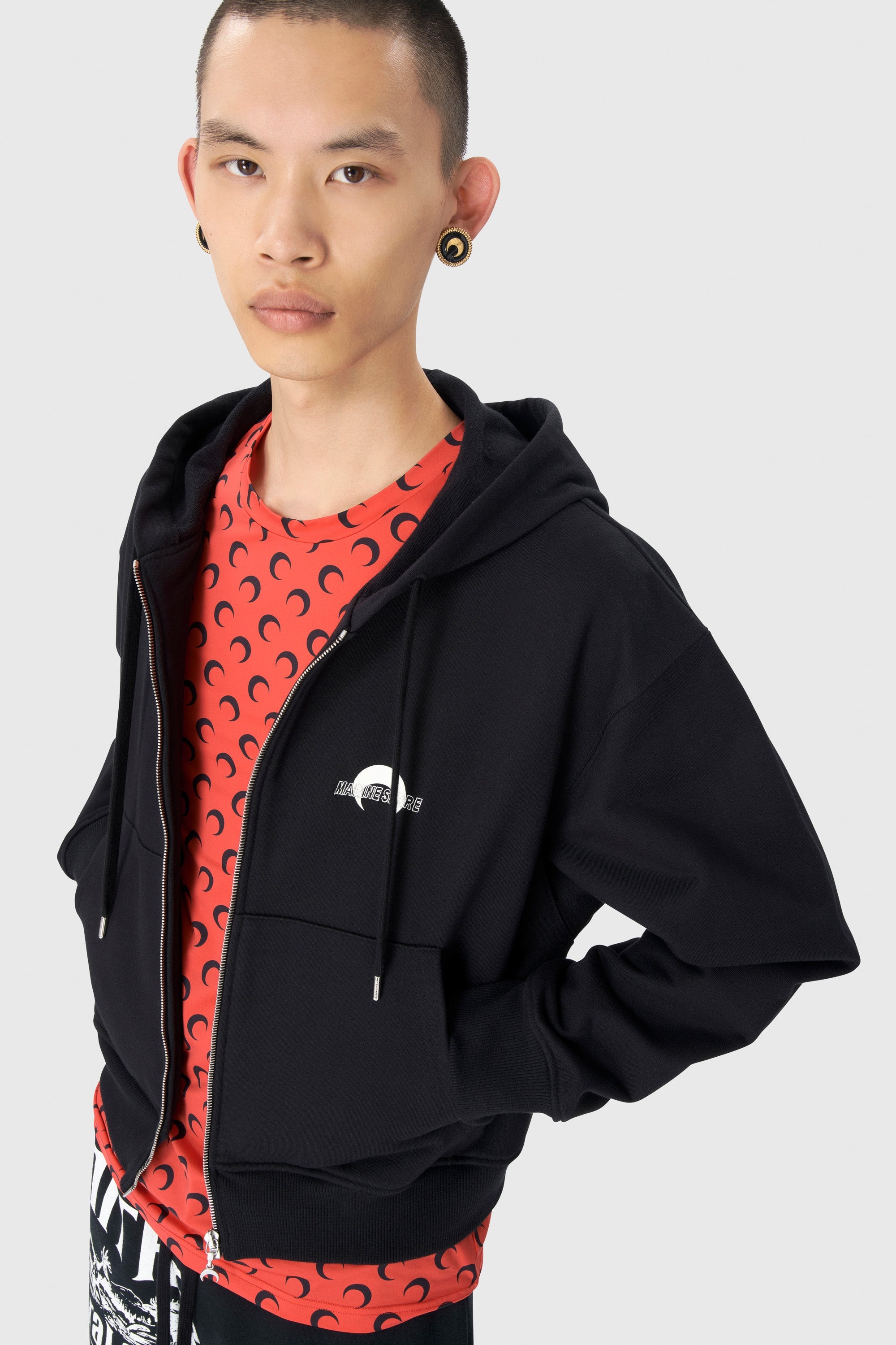 Ms Sport Fleece Zipped Hoodie - 6