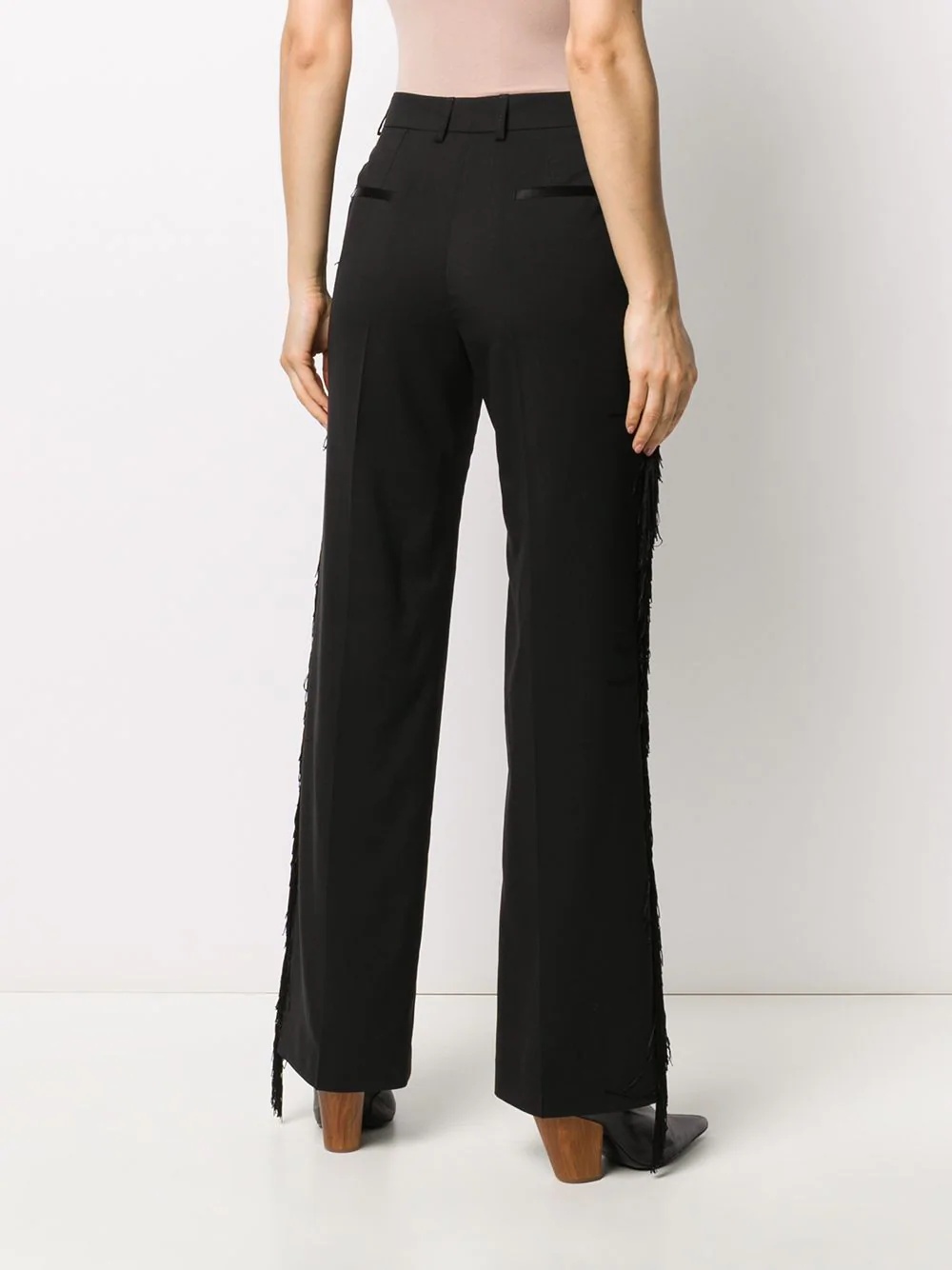 Abigail tassel-stripe trousers - 4