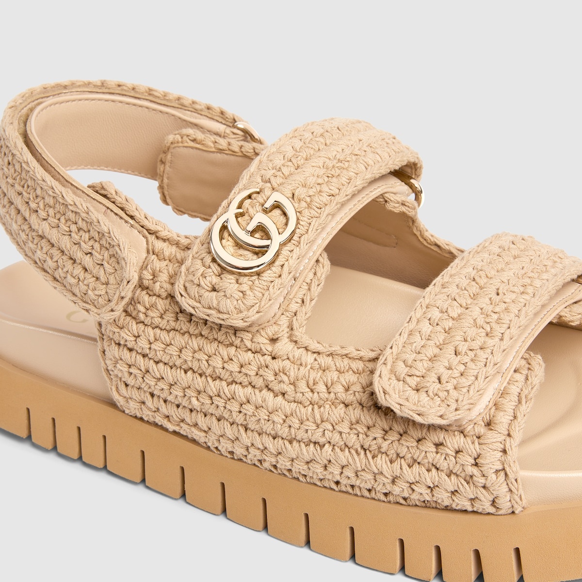 Women's sandal with Double G - 3