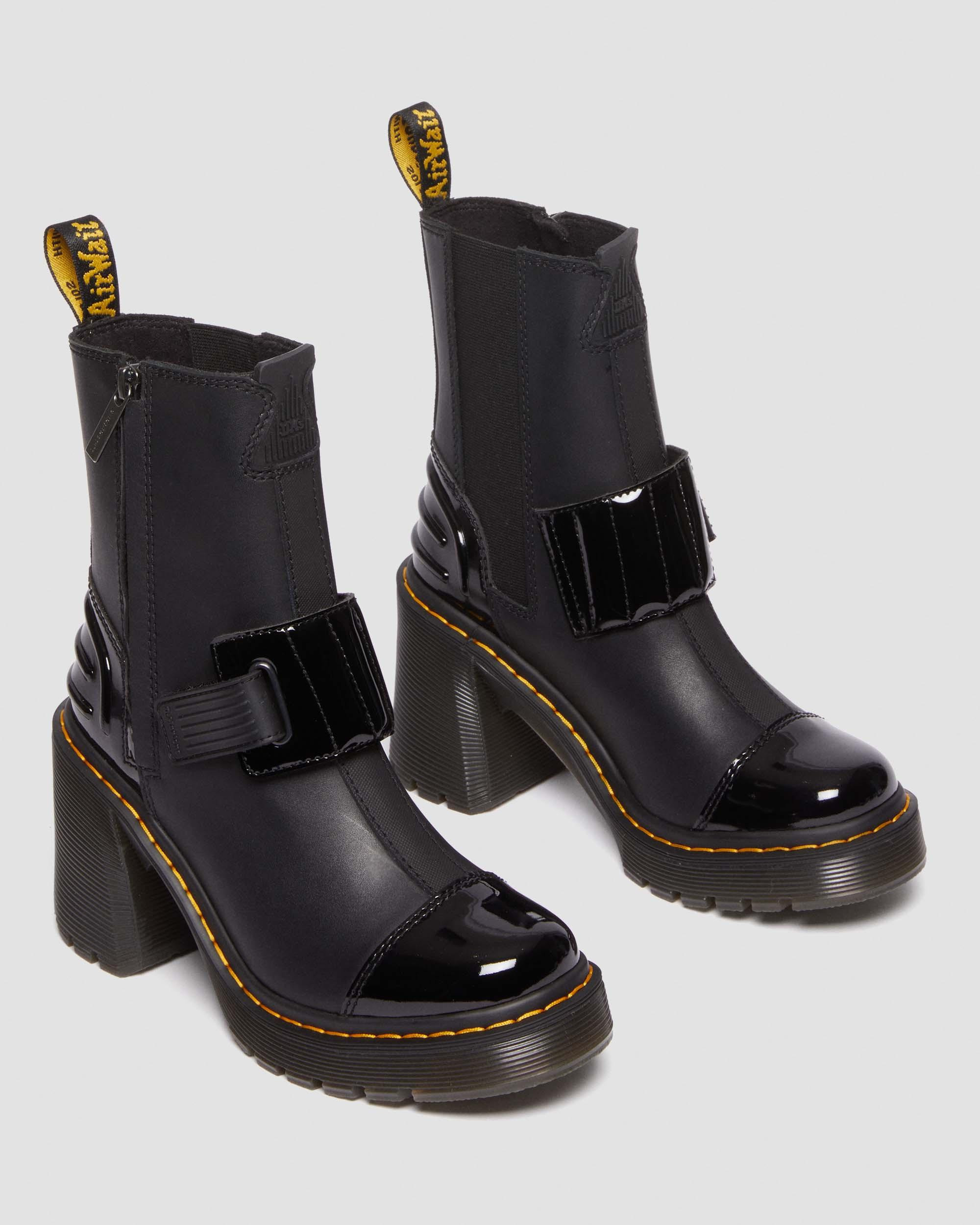 Gaya Alternative Leather Heeled Chelsea Boots - 4