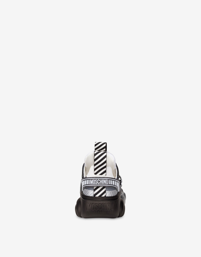 Moschino TEDDY SPIN SNEAKERS WITH A FUNCTIONING SPINNER outlook