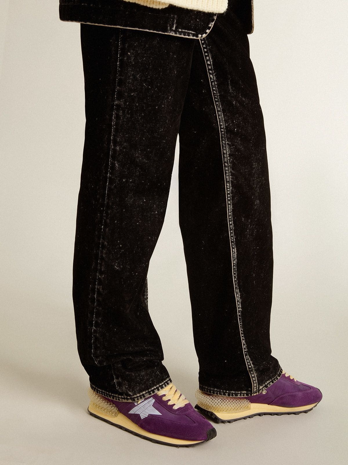 Women’s Marathon with purple nylon upper and white star - 3