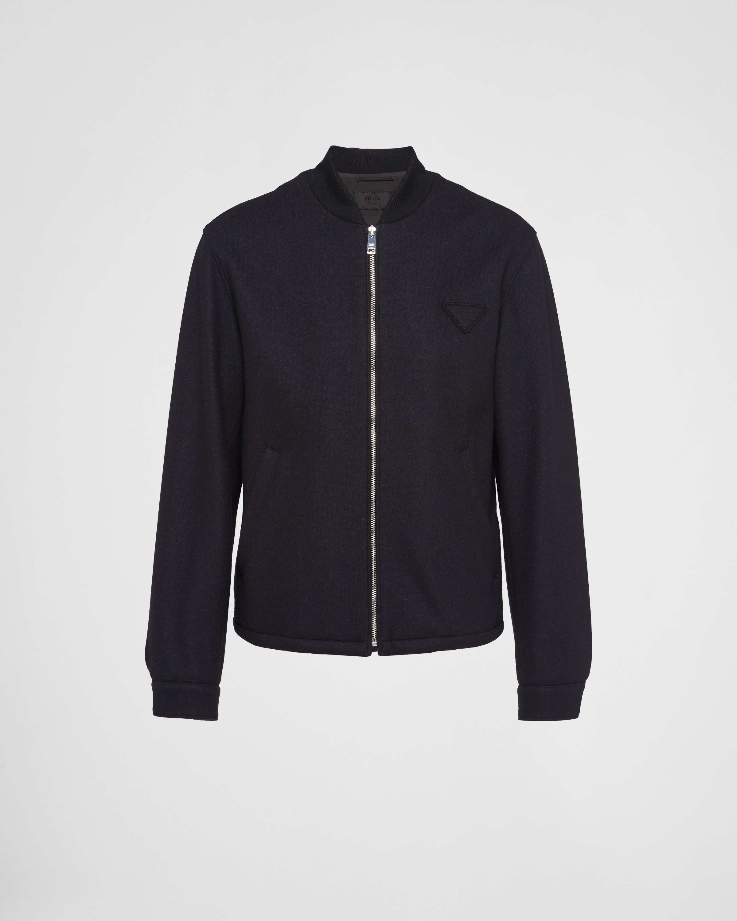 Wool and cashmere blouson jacket - 1