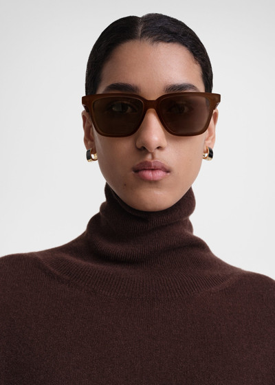 Totême The Squares sunglasses umber outlook