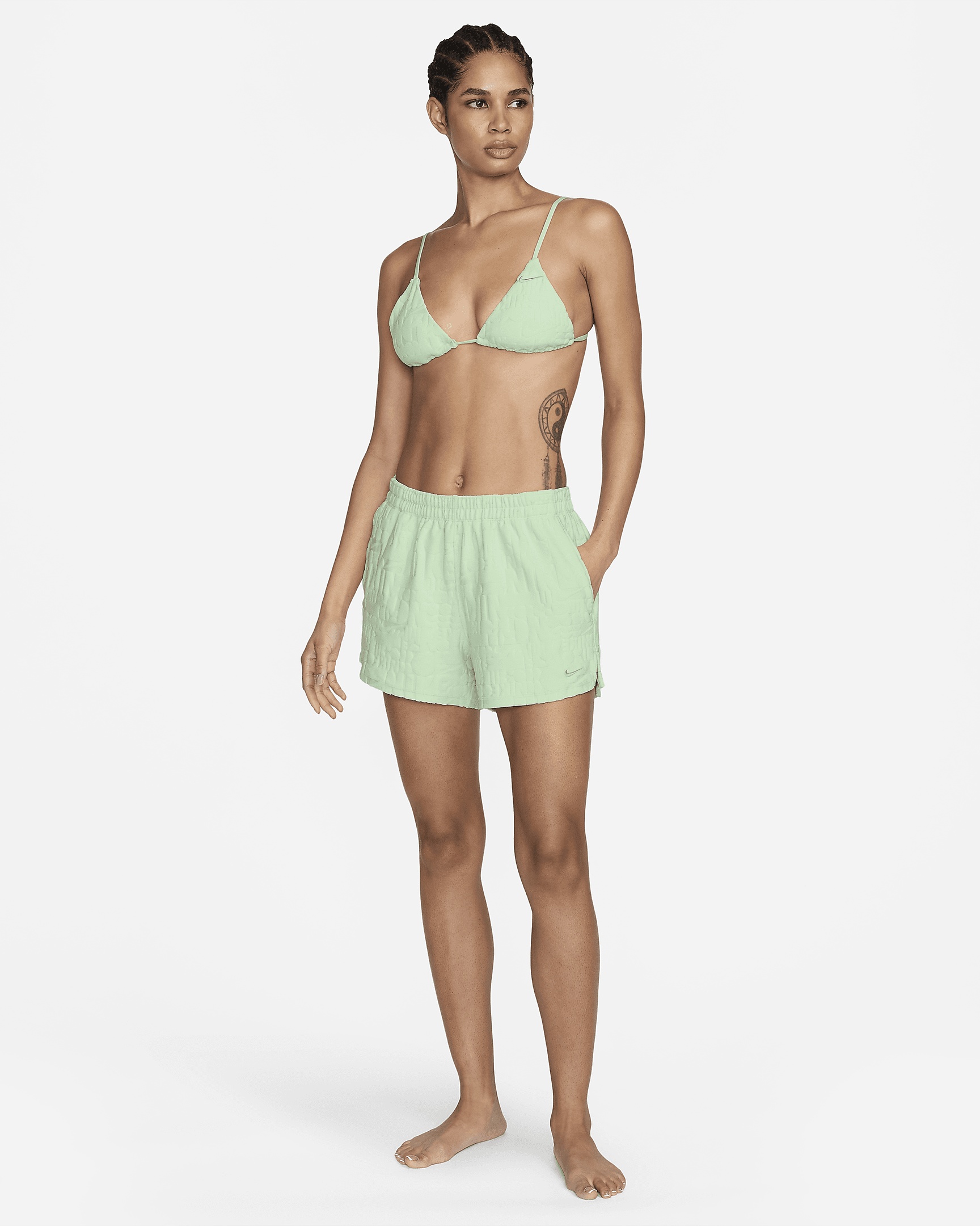 ☆NIKE☆Nike Swim Retro Flow Women's Cover-Up Shorts Nike Retro Flow Pink Cover Up Shorts | Zumiez