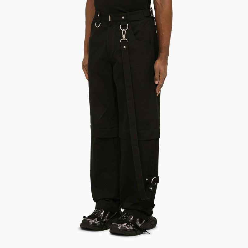 Givenchy Black Trousers With Removable Bottoms Men - 3