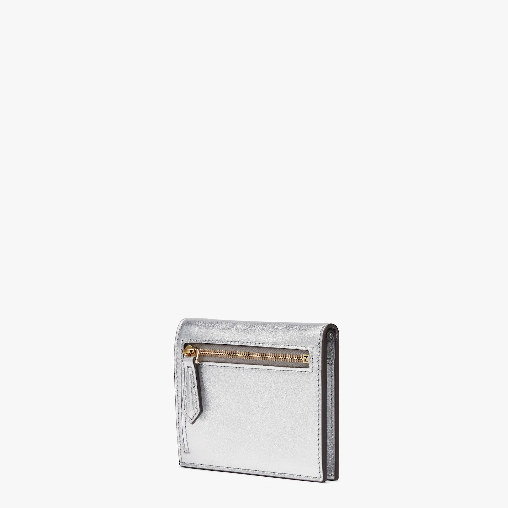 Silver leather wallet - 2