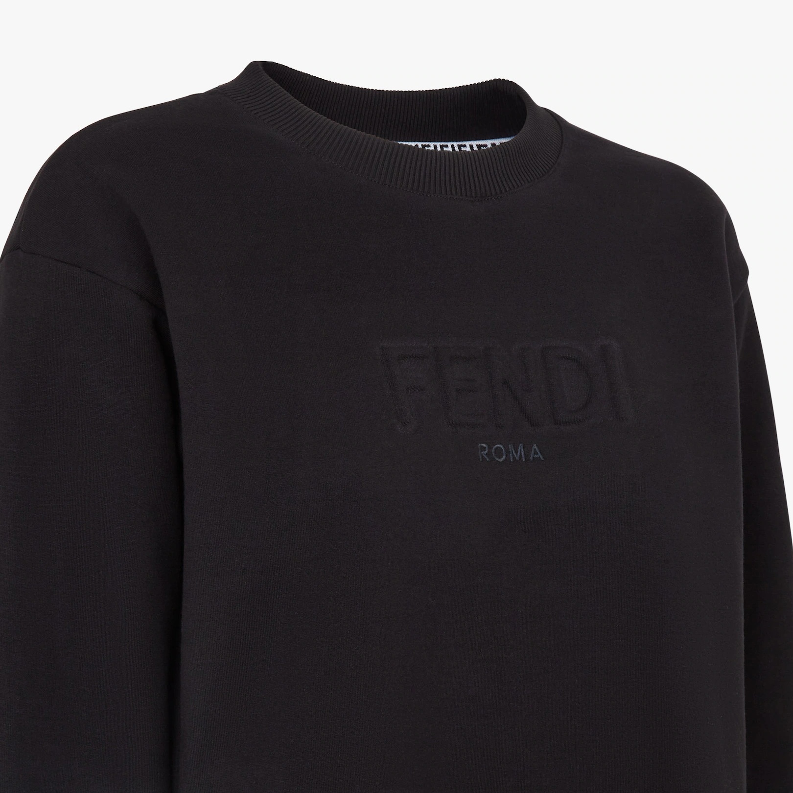 Black jersey sweatshirt - 3