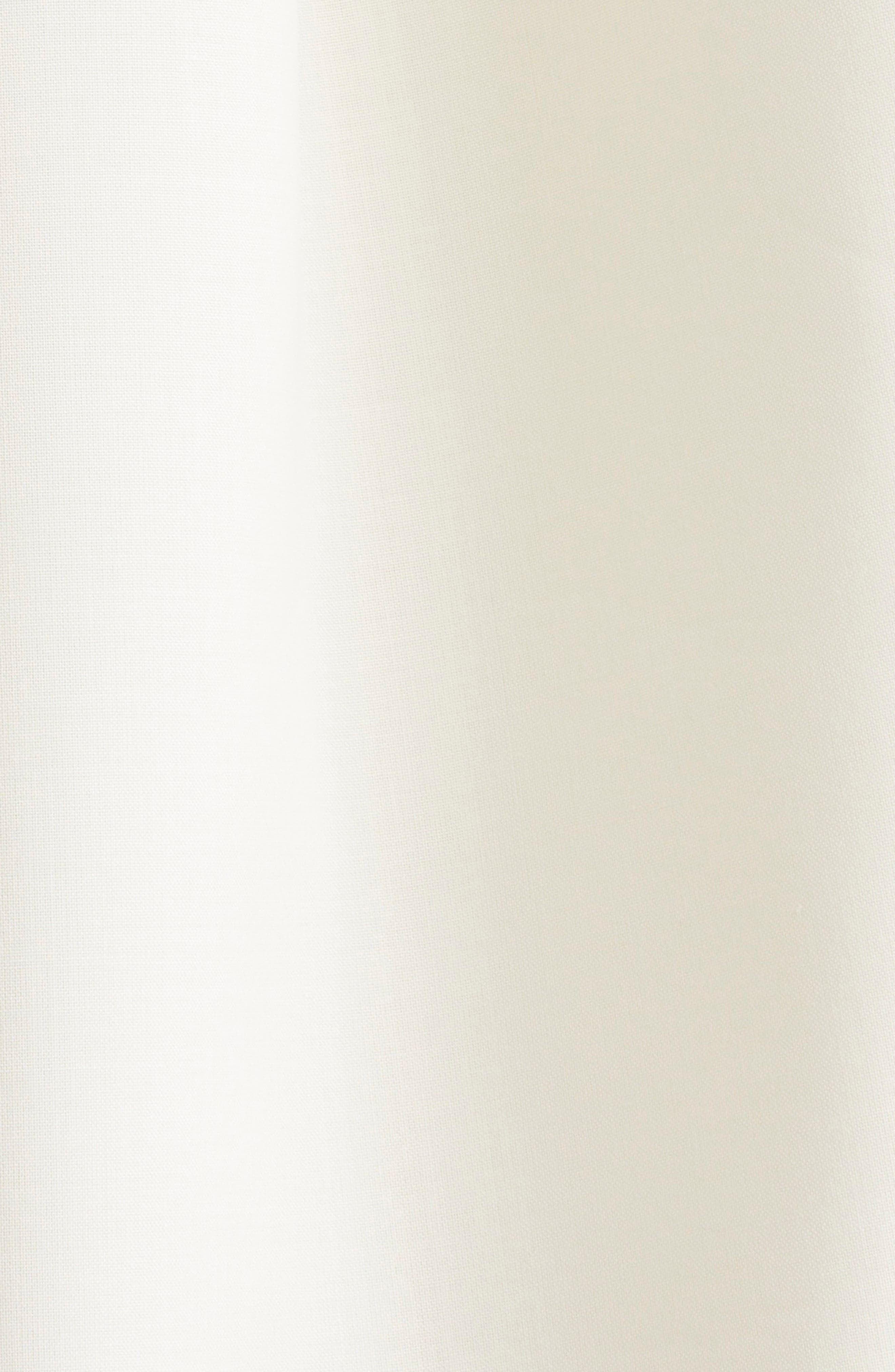 Sacai Suiting Mixed Media Long Sleeve Sweater Dress in Off White at Nordstrom - 6