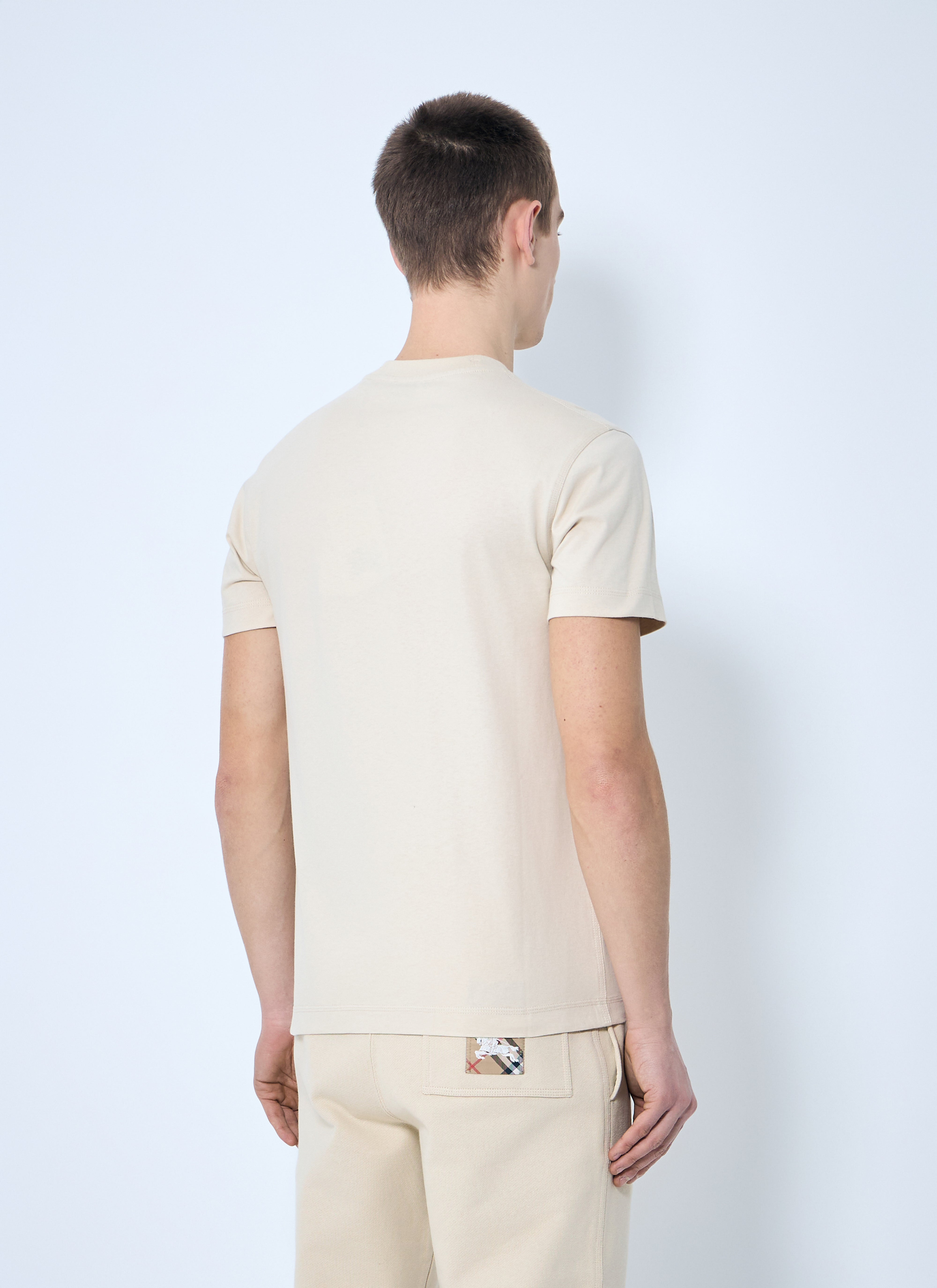 Burberry Men Logo Patch T-Shirt - 4