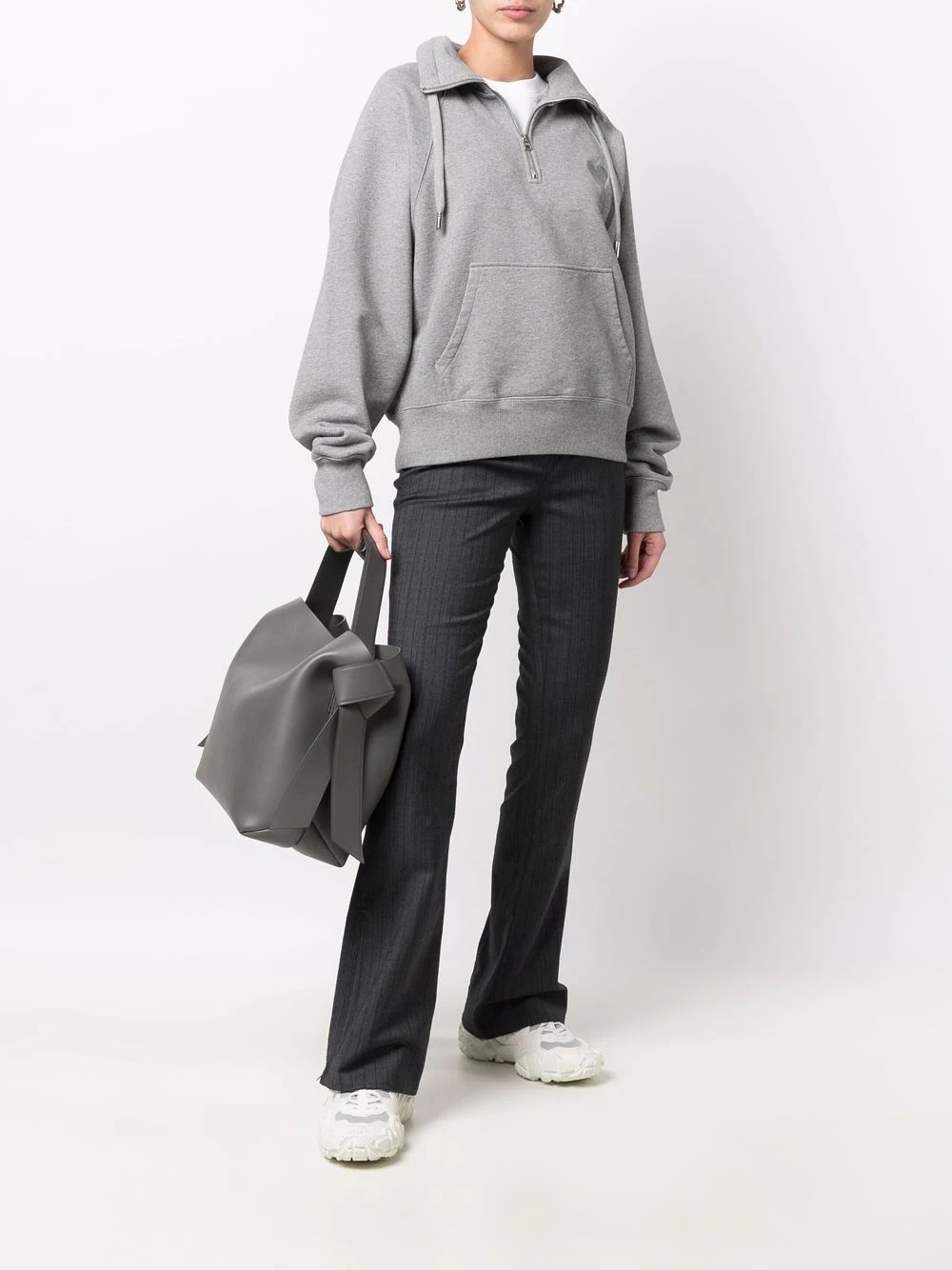 Ami de Coeur half-zip sweatshirt - 3