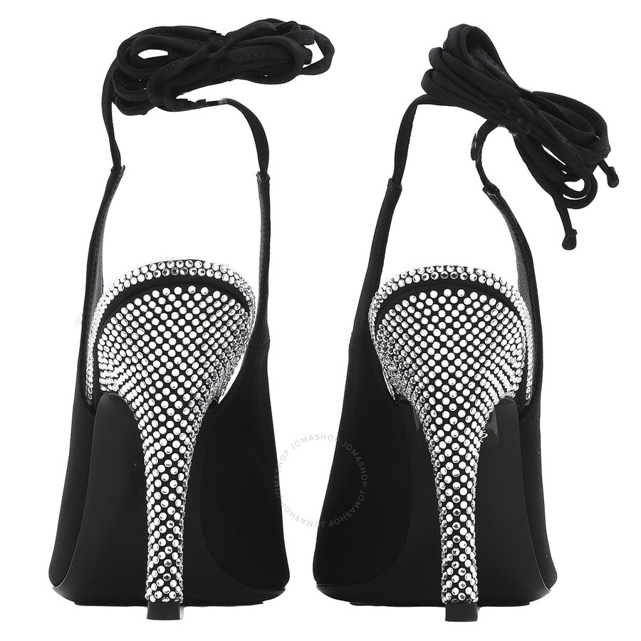 パンプス THE ATTICO VENUS SATIN SLINGBACK Venus'' black slingback for Women | THE ATTICO®