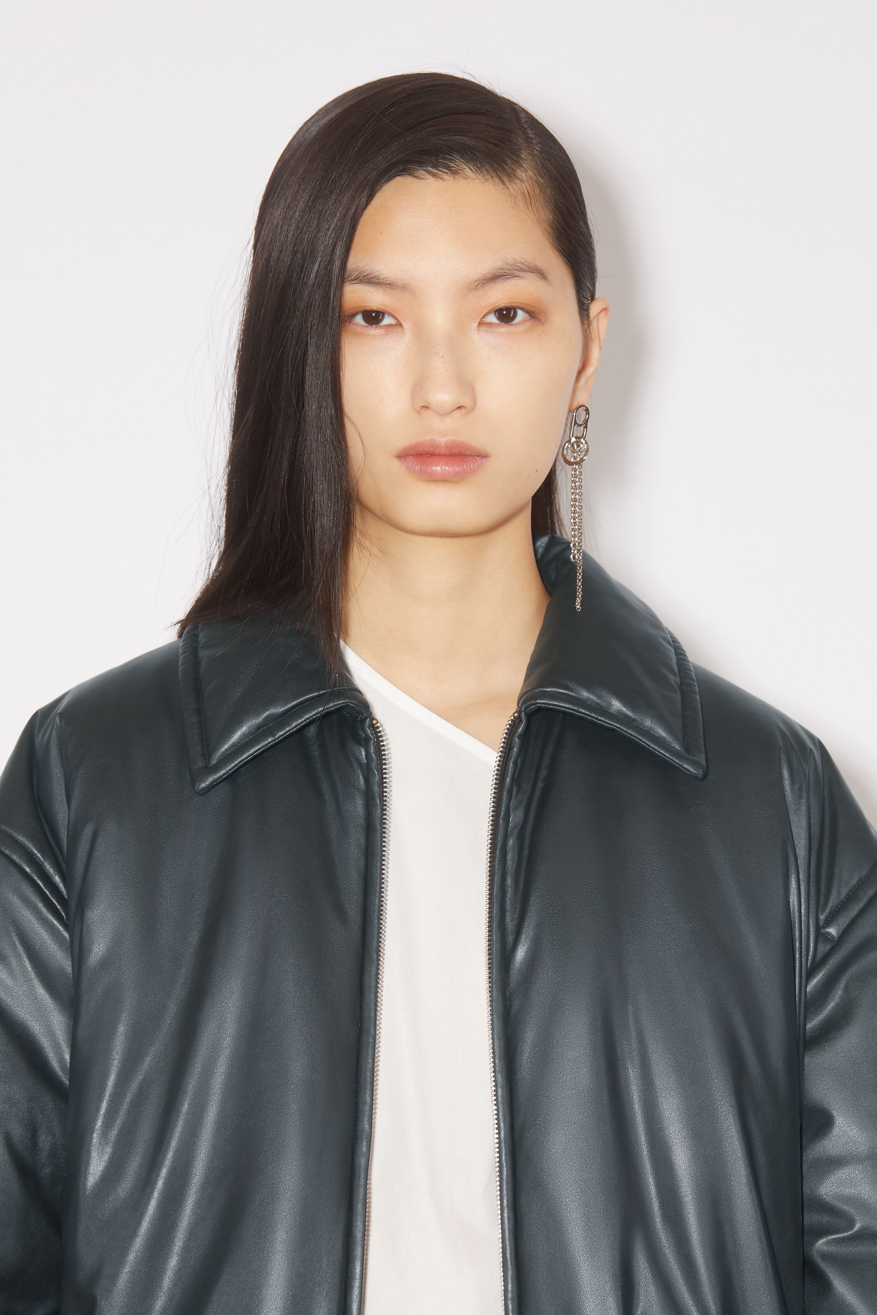 Coated bomber jacket - Deep Green - 6