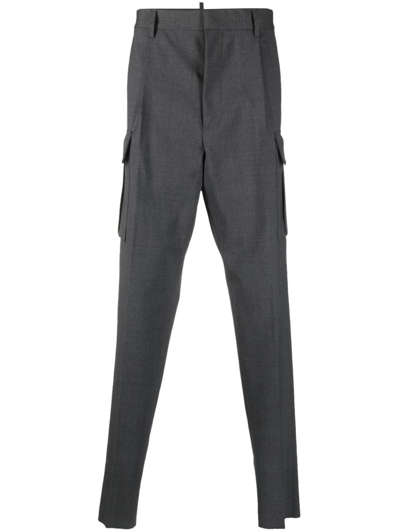 drop-crotch cargo trousers 1