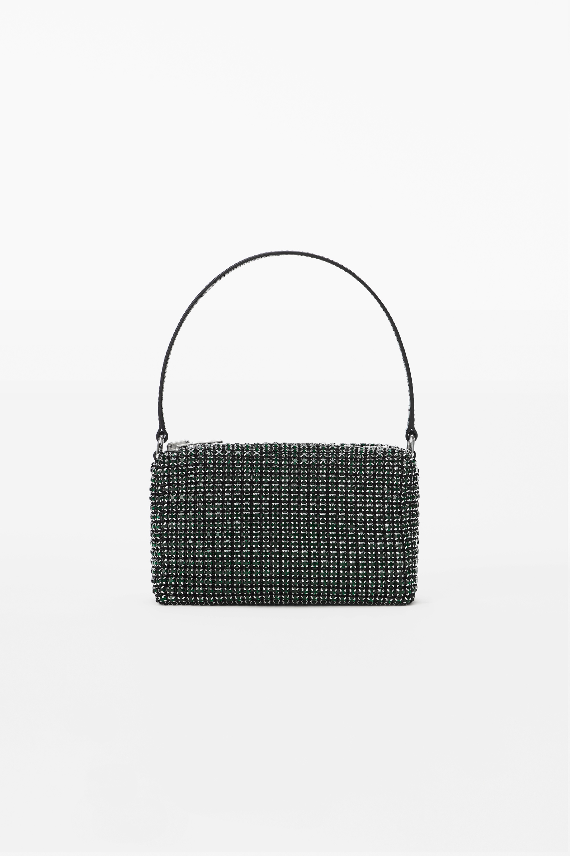 HEIRESS MEDIUM POUCH IN RHINESTONE MESH - 1