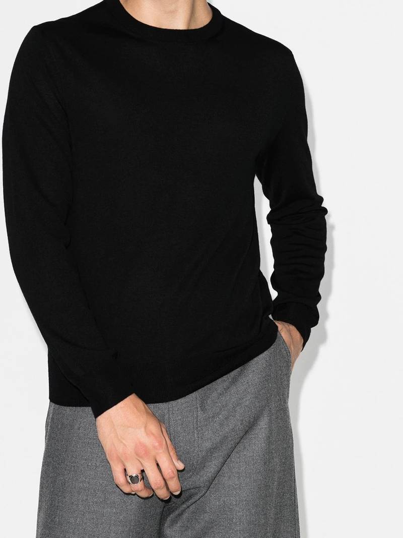 Canali merino wool jumper outlook