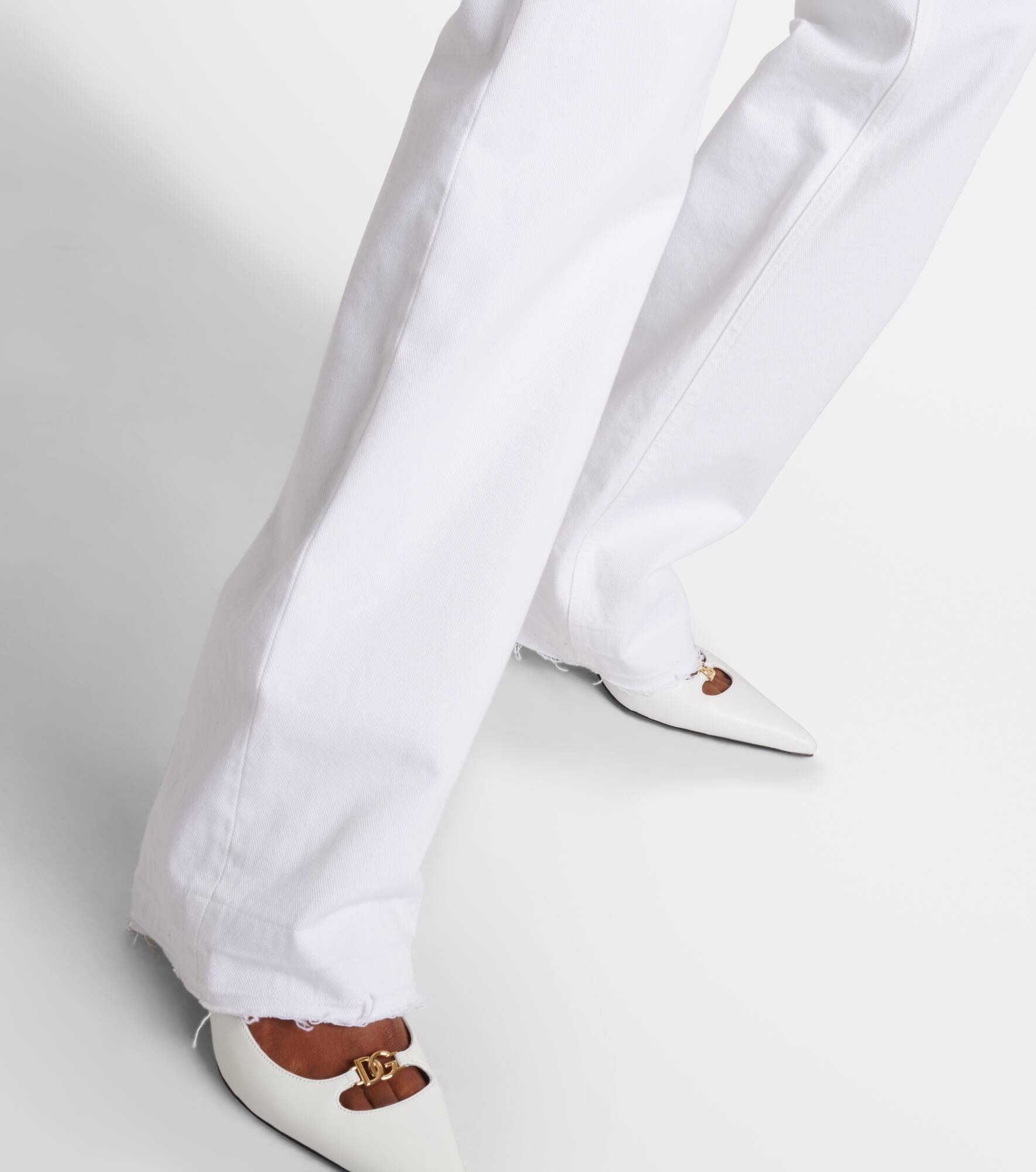 High-rise wide-leg jeans - 5