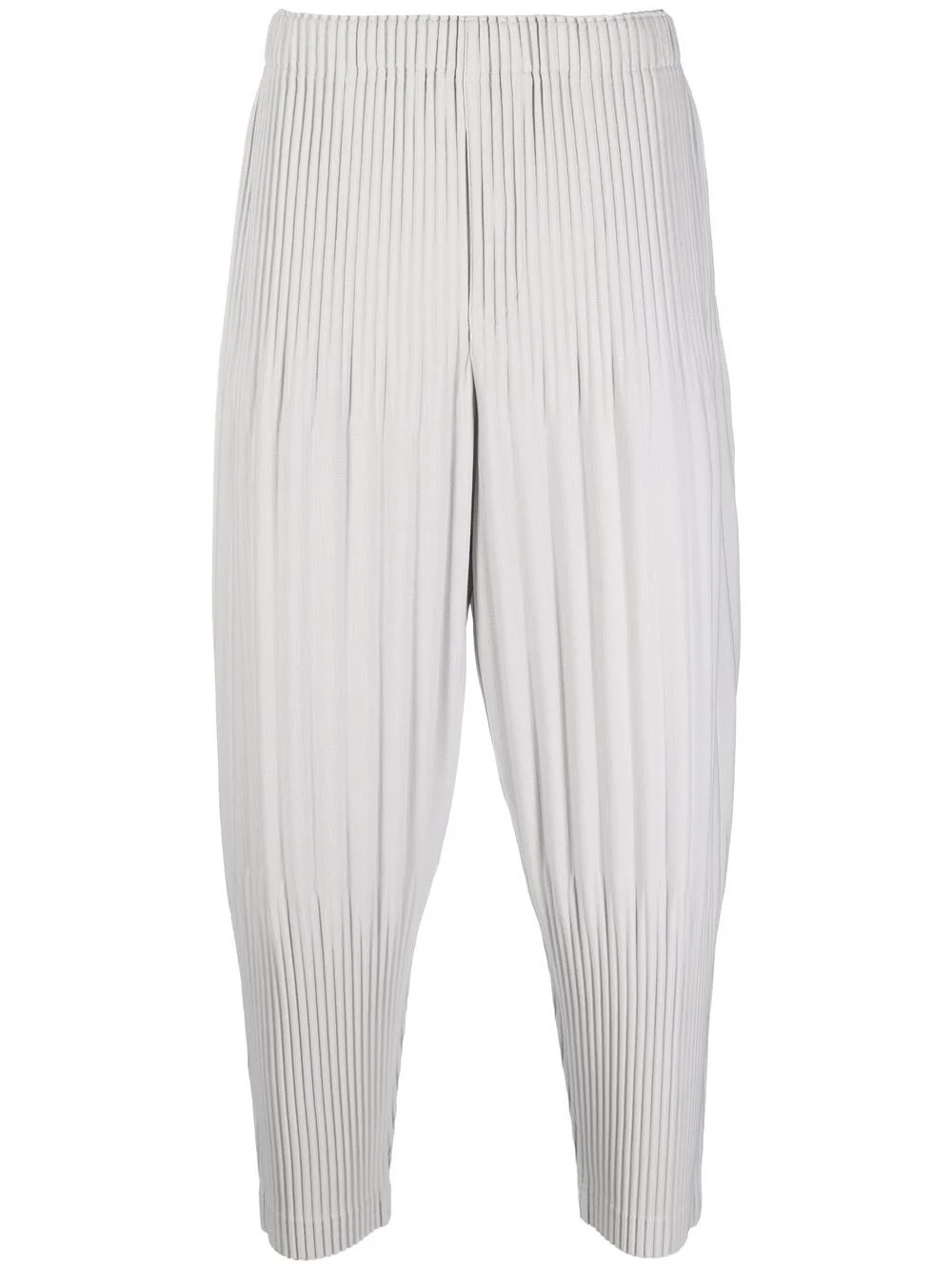 pleated tapered trousers - 1