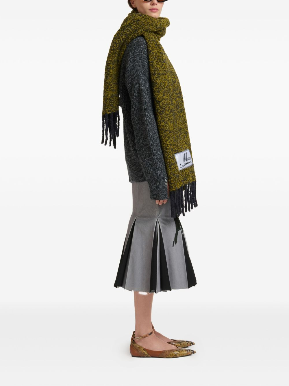 fringed scarf - 4