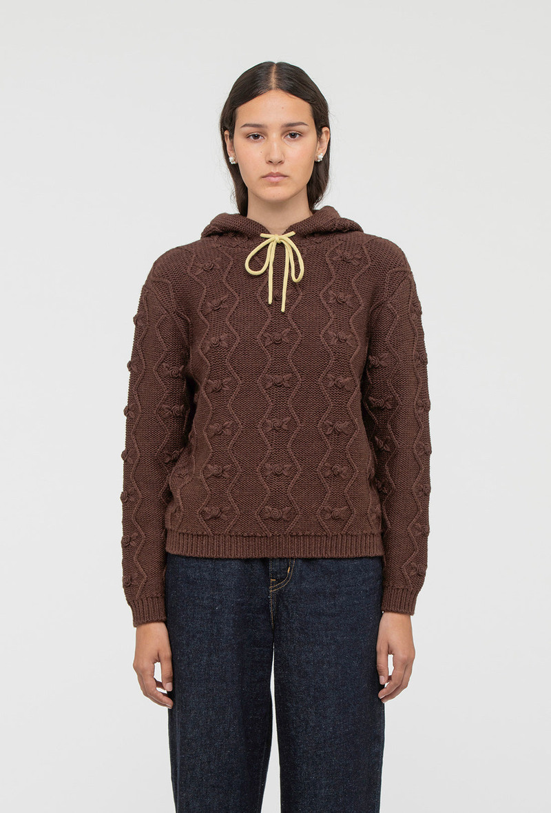 Junie Hoodie - Chocolate Brown 3