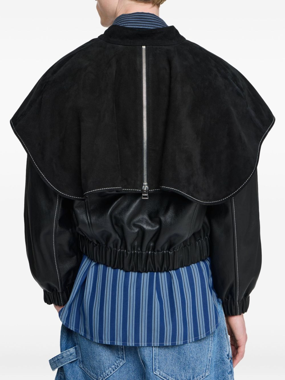 cape leather jacket - 4