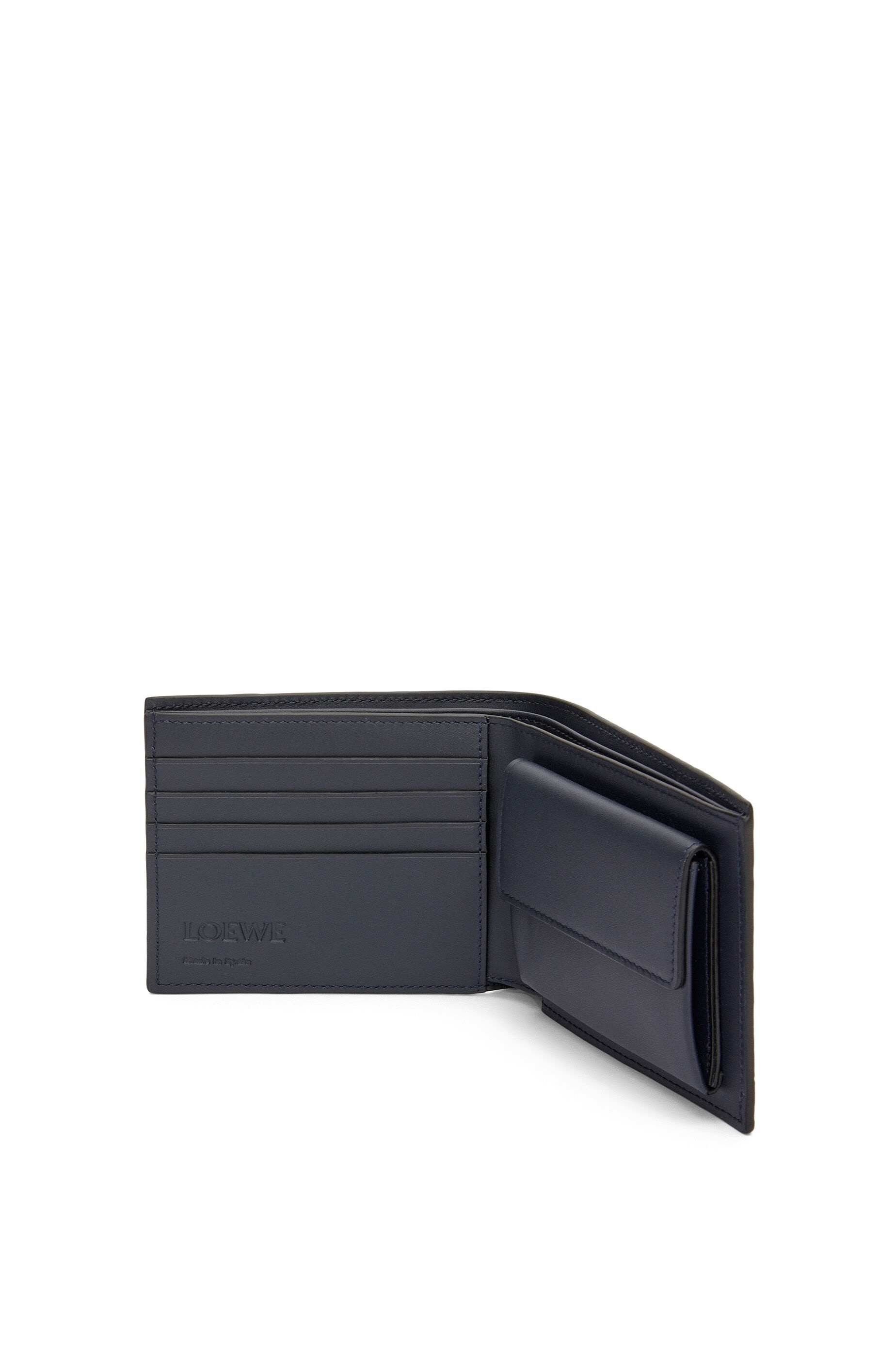 Puzzle bifold coin wallet in classic calfskin - 3